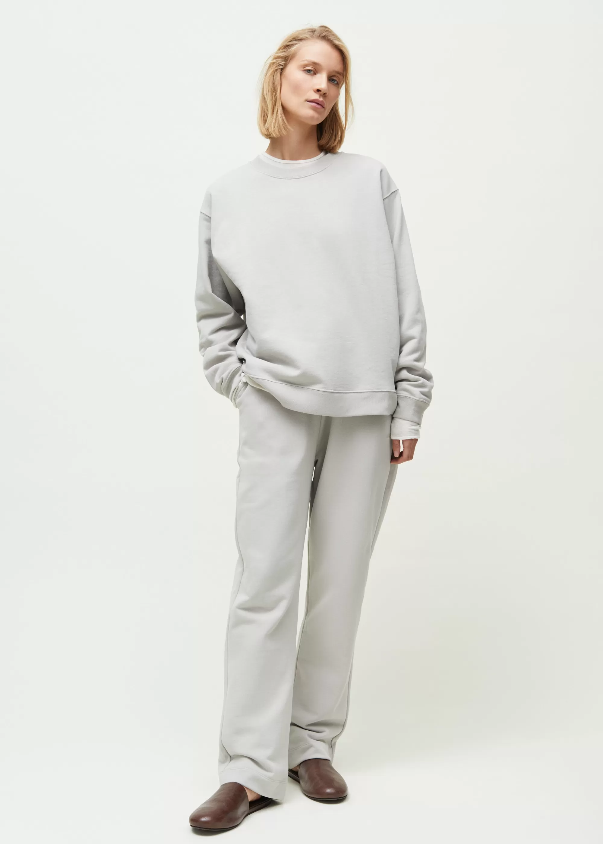 Bukser<aiayu circular sweatpant Grey