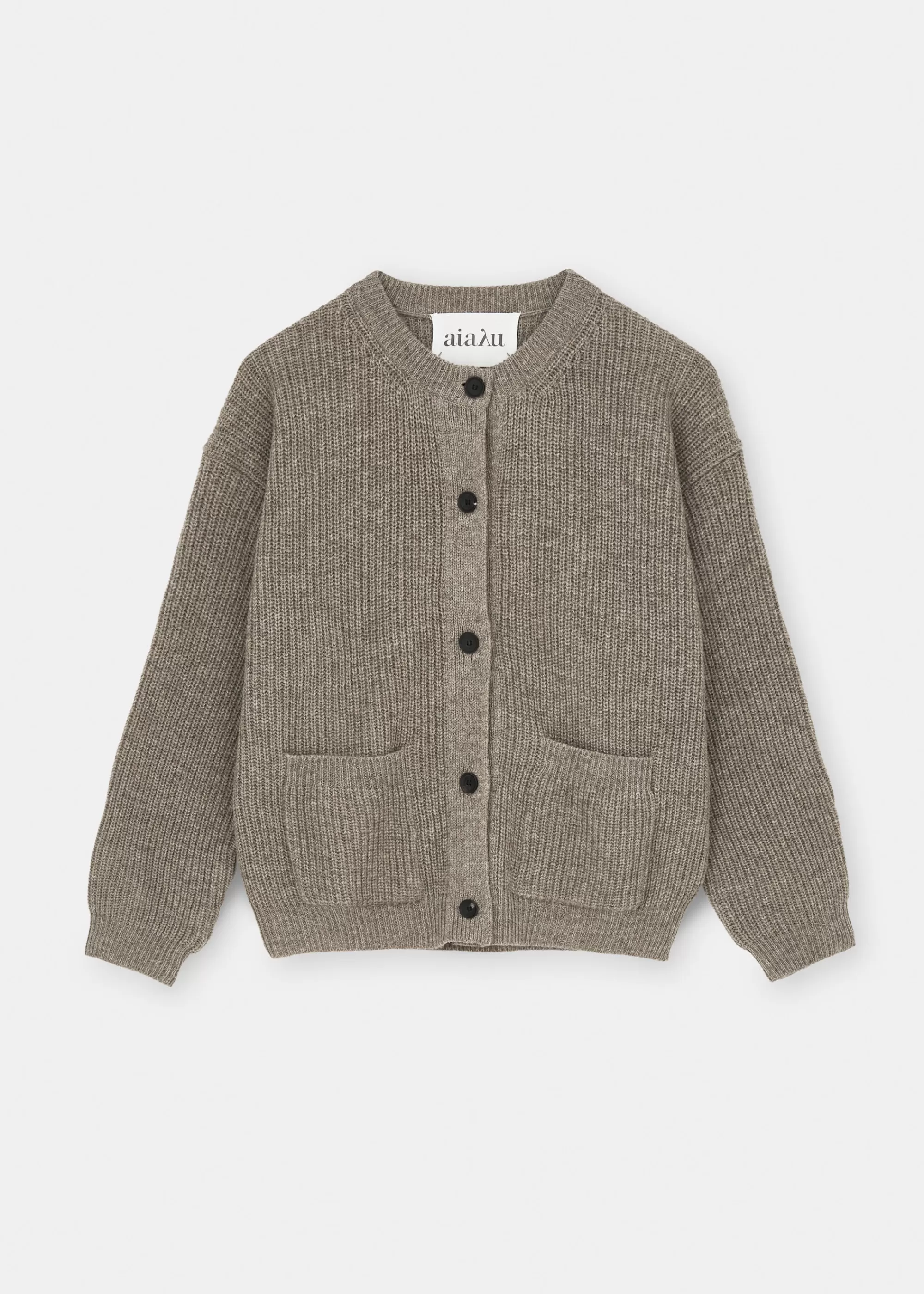 Cardigans | Strik<aiayu Bine wool cardigan Pure Soil