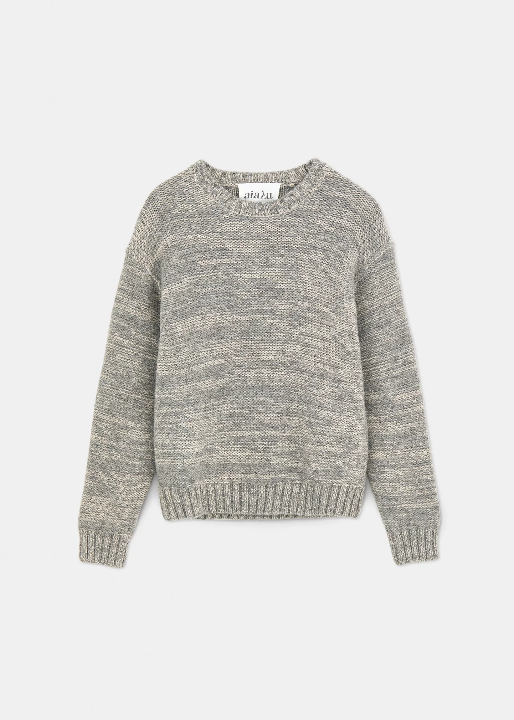 Strik<aiayu Blair llama wool sweater Mix Grey