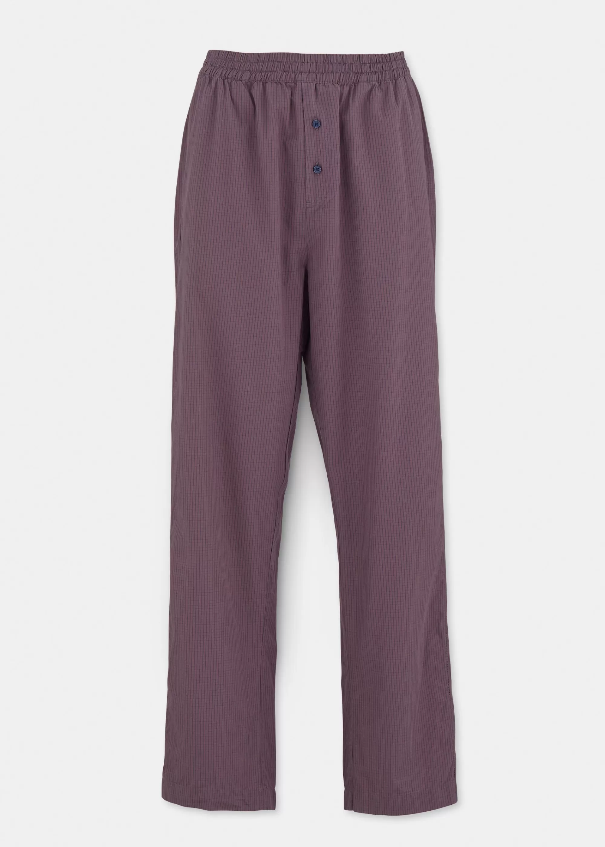 Bukser<aiayu Casual pant check Mix Vintage Violet