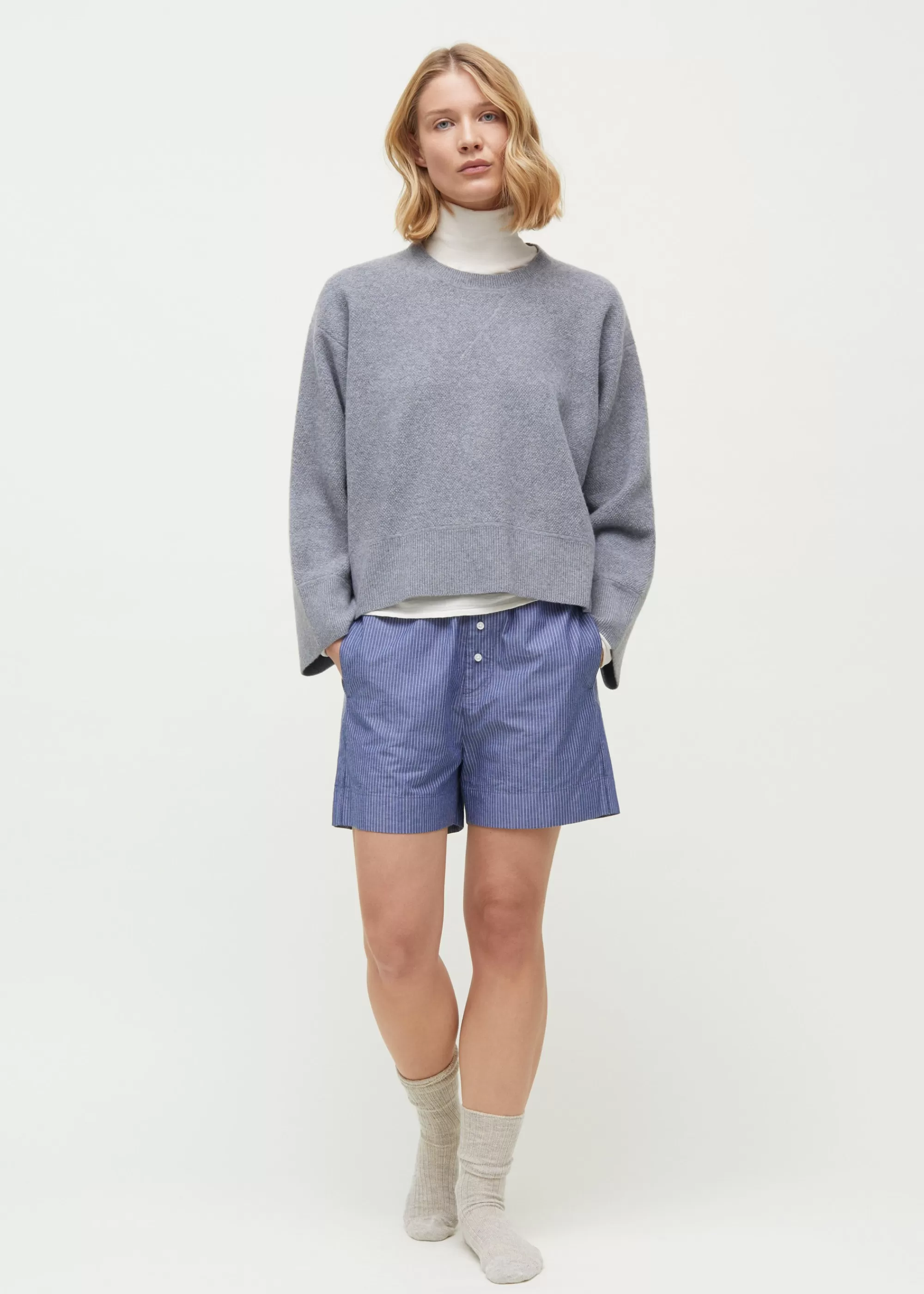 Pyjamas<aiayu Casual shorts letto Mix Blue