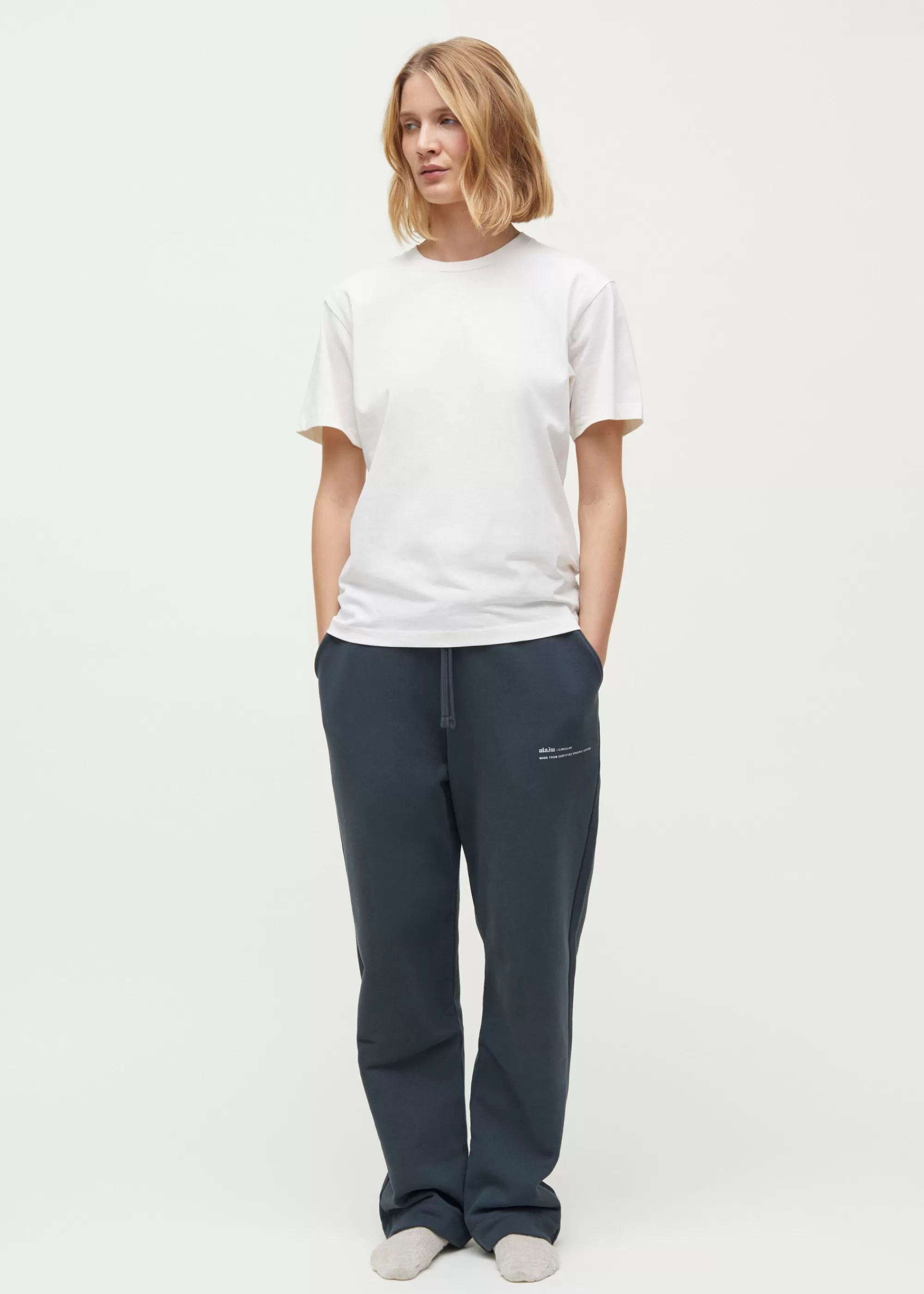 Bukser<aiayu Circular sweatpant Wild Ocean