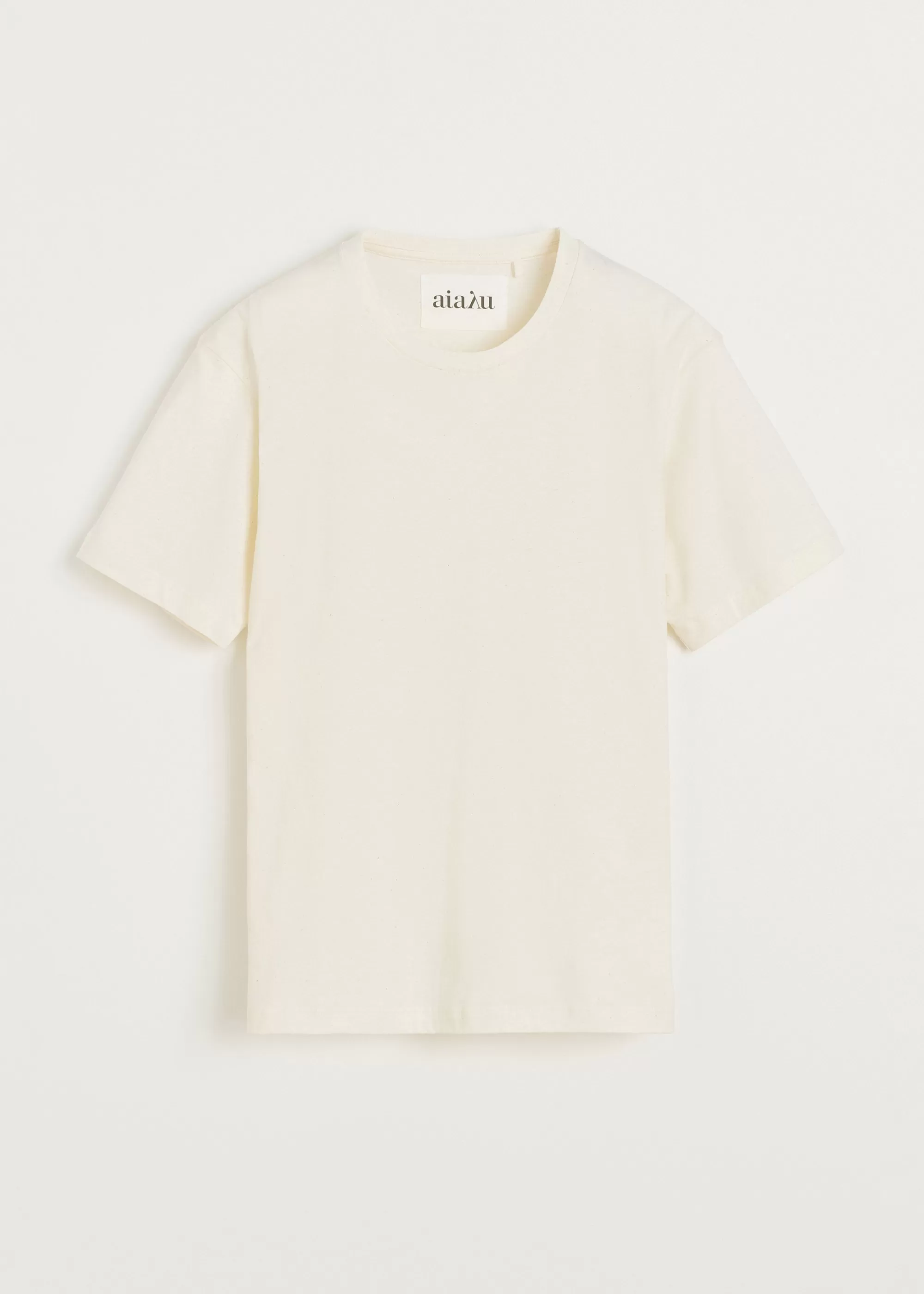 T-Shirts & Tops<aiayu Classic circular tee Pure Ecru