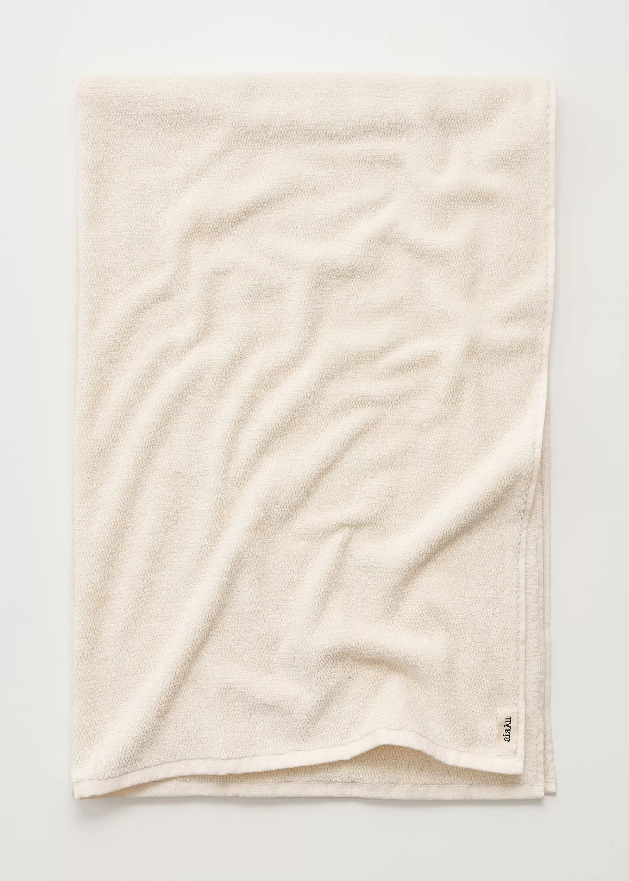 Håndklæder<aiayu Cotton bath sheet - 100x150 Pure Ecru