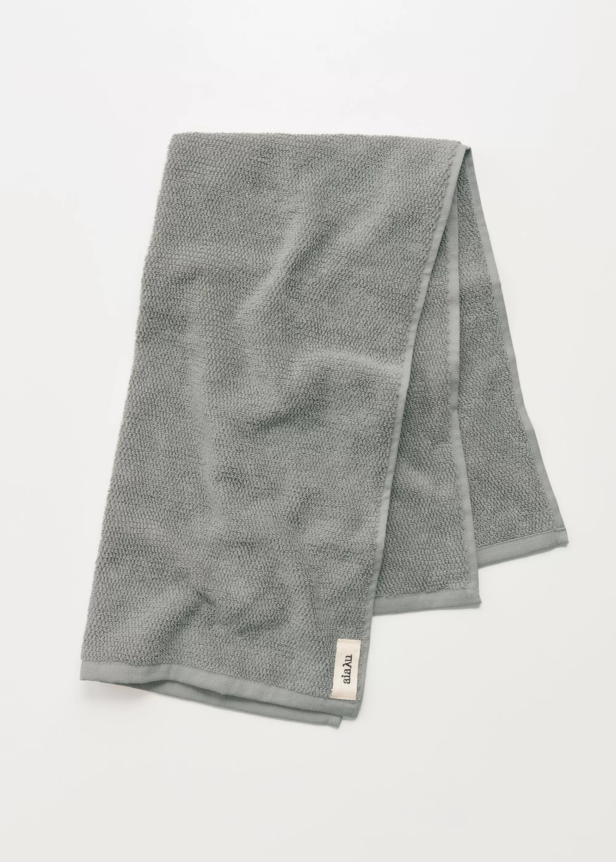Håndklæder<aiayu Cotton hand towel - 50x90 Steel