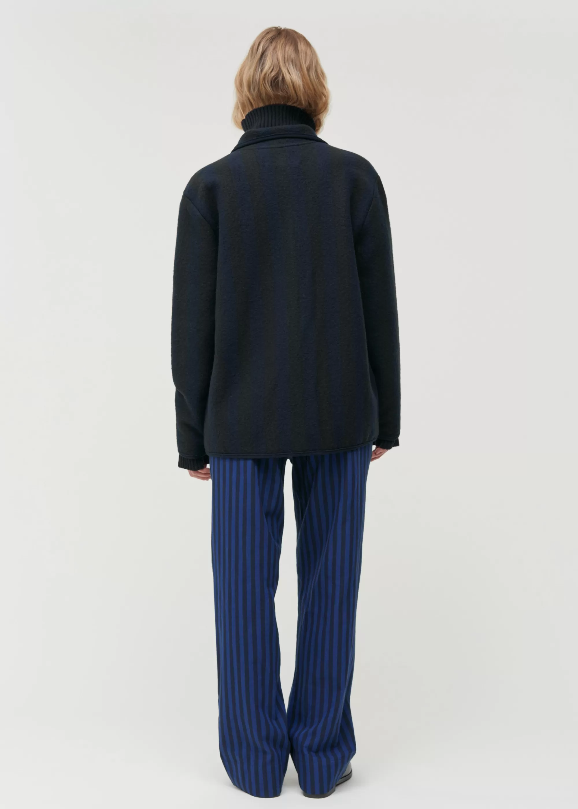 Jakker & Blazere<aiayu Ethan wool jacket Mix Navy