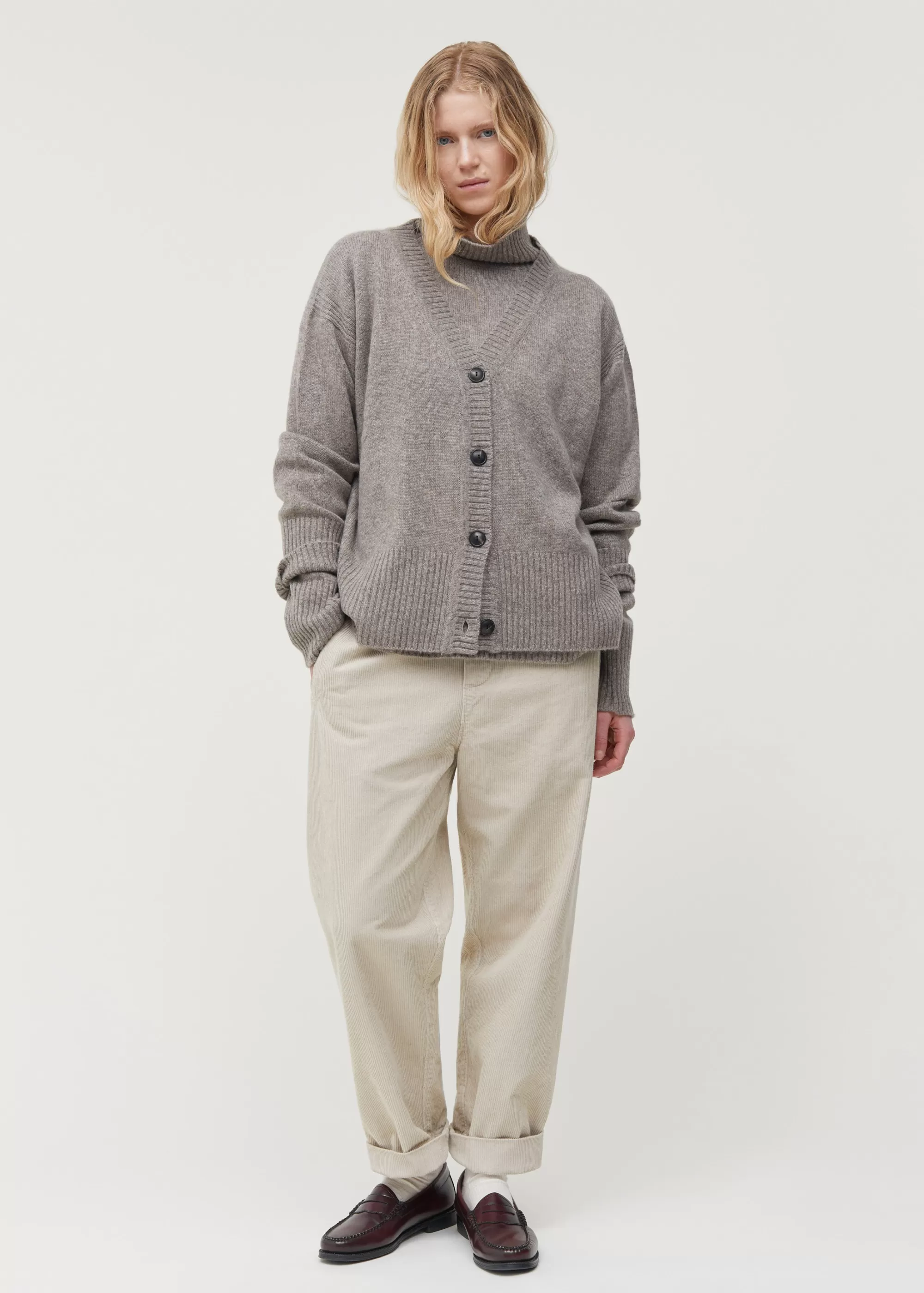 Cardigans | Strik<aiayu Frank yak cardigan Pure Soil