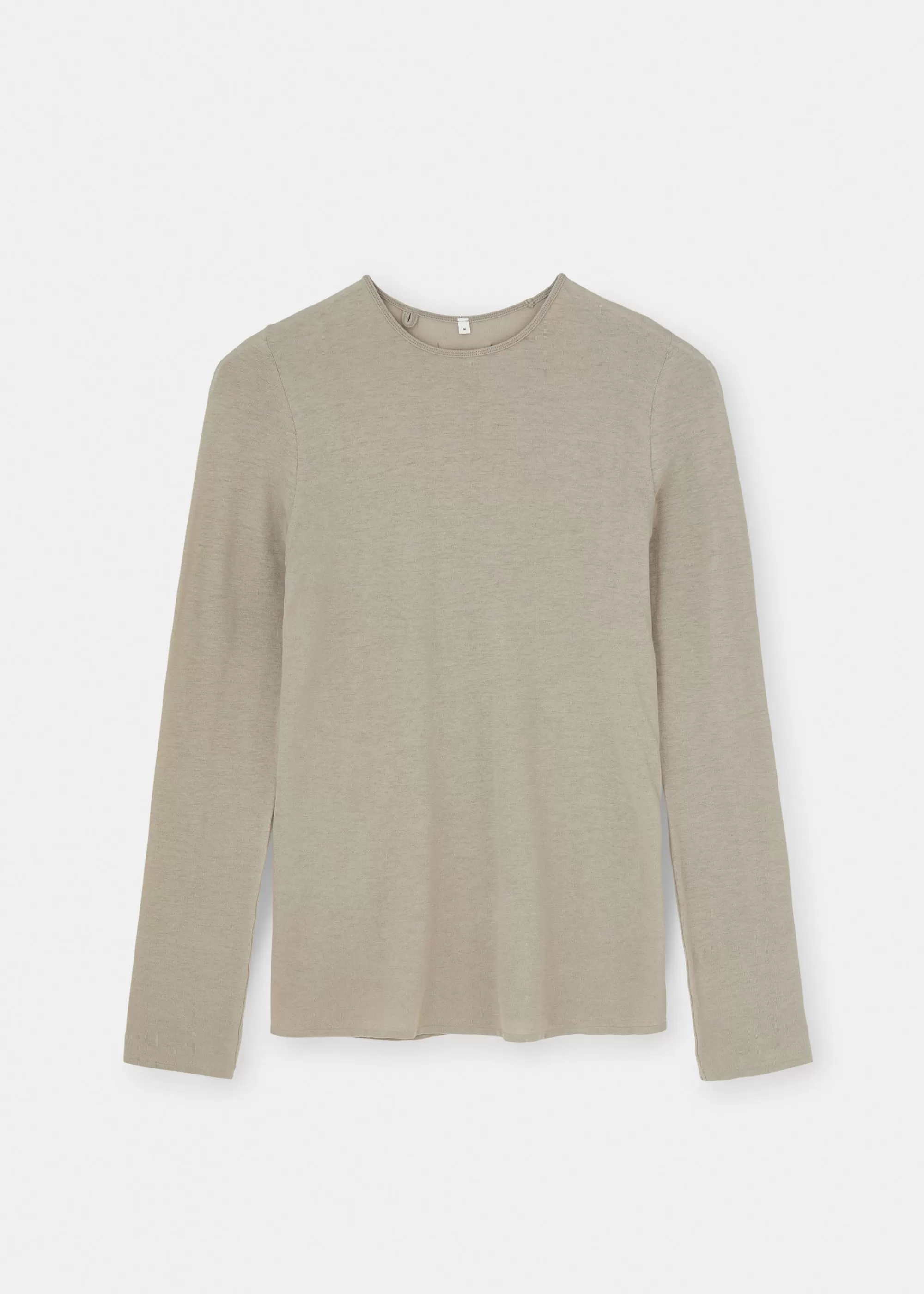 Bluser<aiayu Gentle cashmere long sleeve Grey
