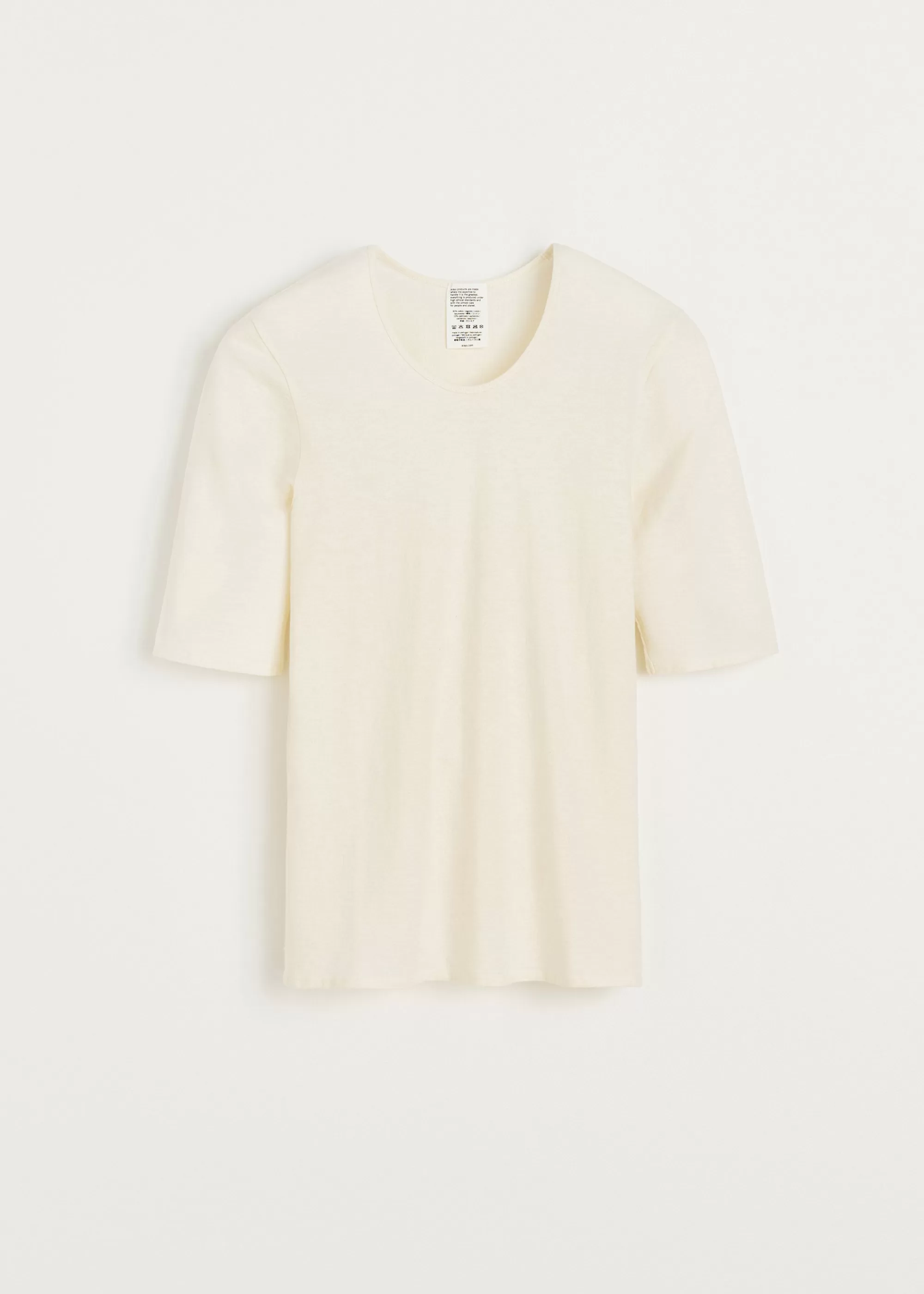 T-Shirts & Tops<aiayu Gentle cashmere tee Pure Ecru