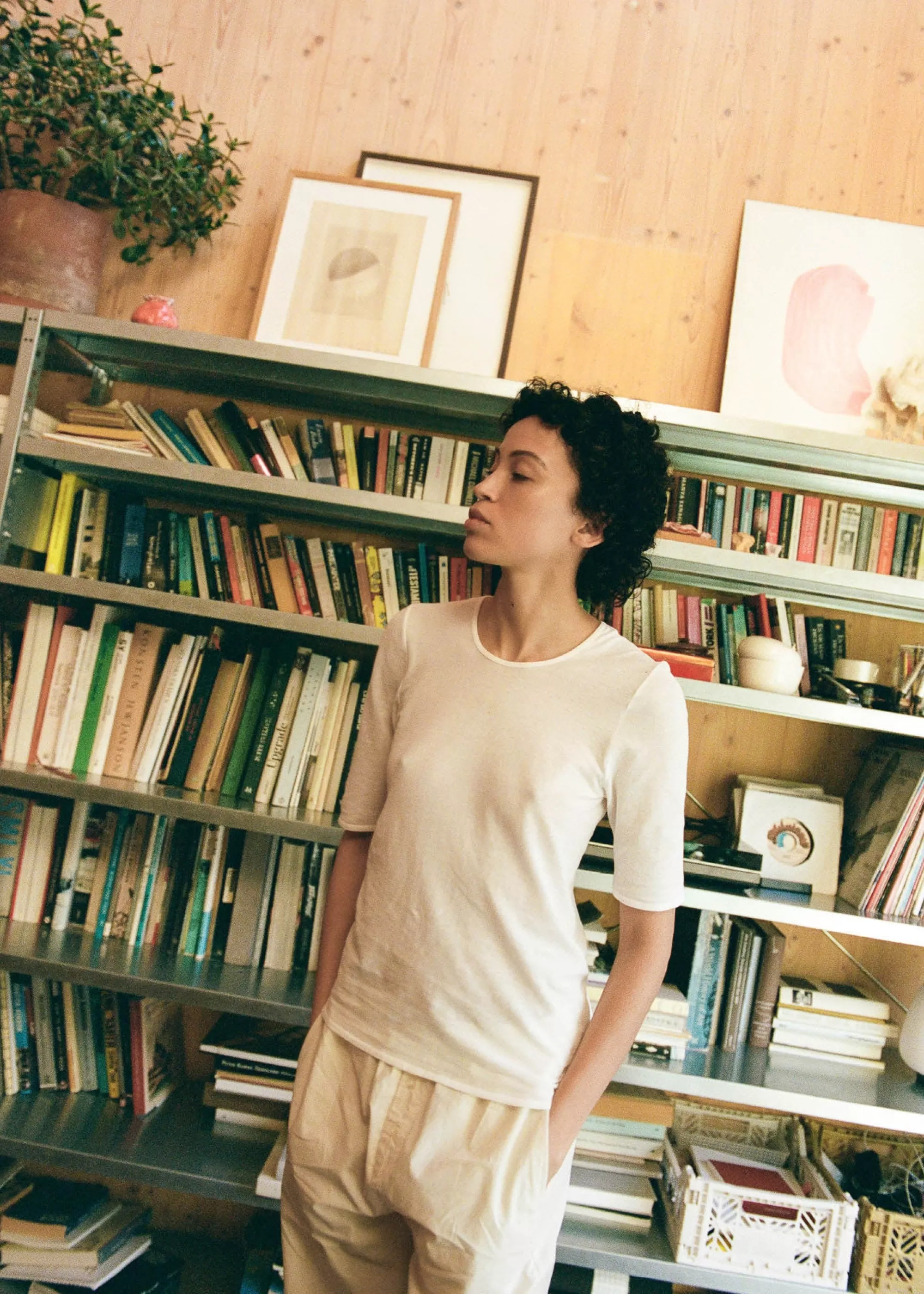 T-Shirts & Tops<aiayu Gentle cashmere tee White
