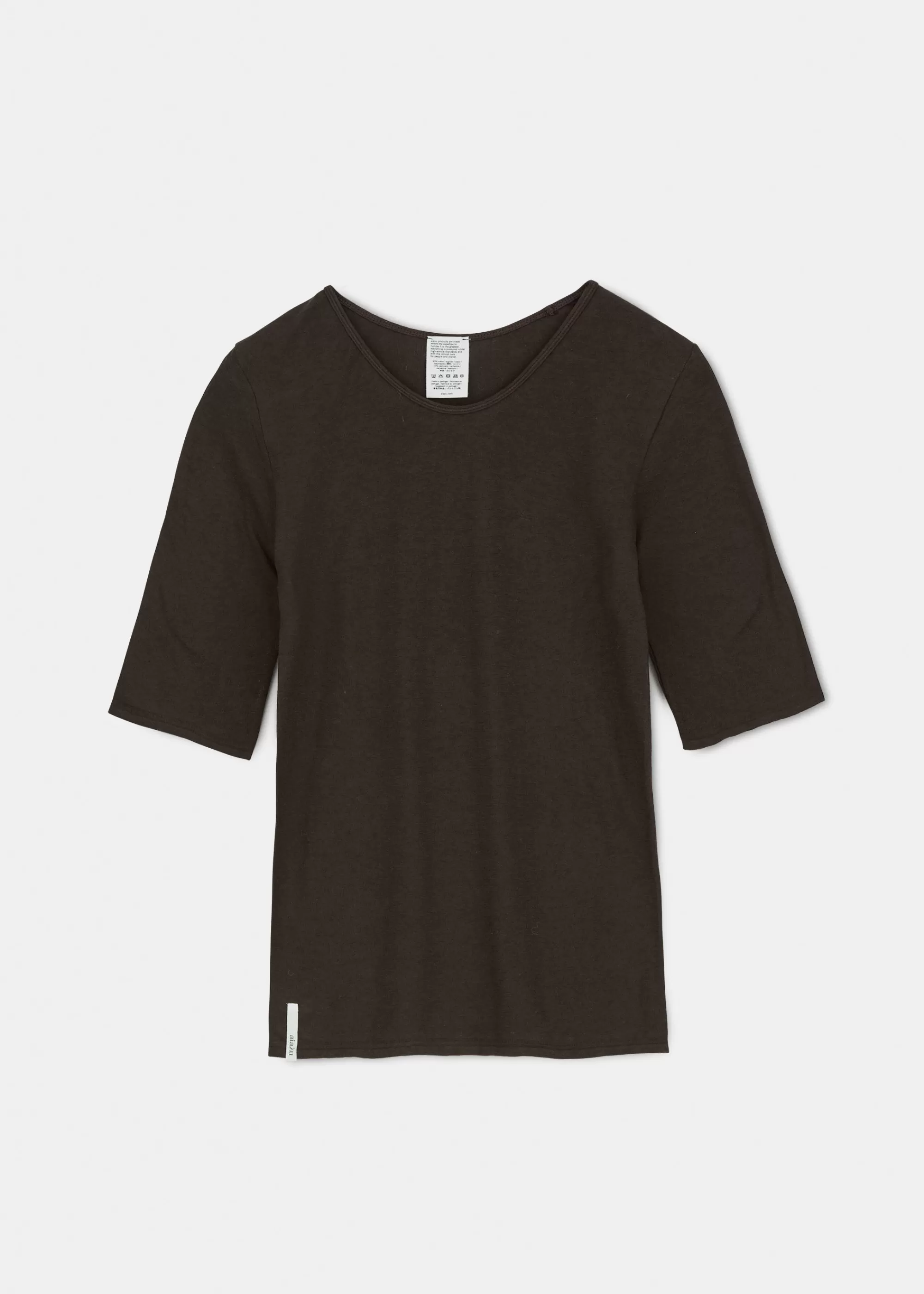 T-Shirts & Tops<aiayu Gentle cashmere tee Dark Brown