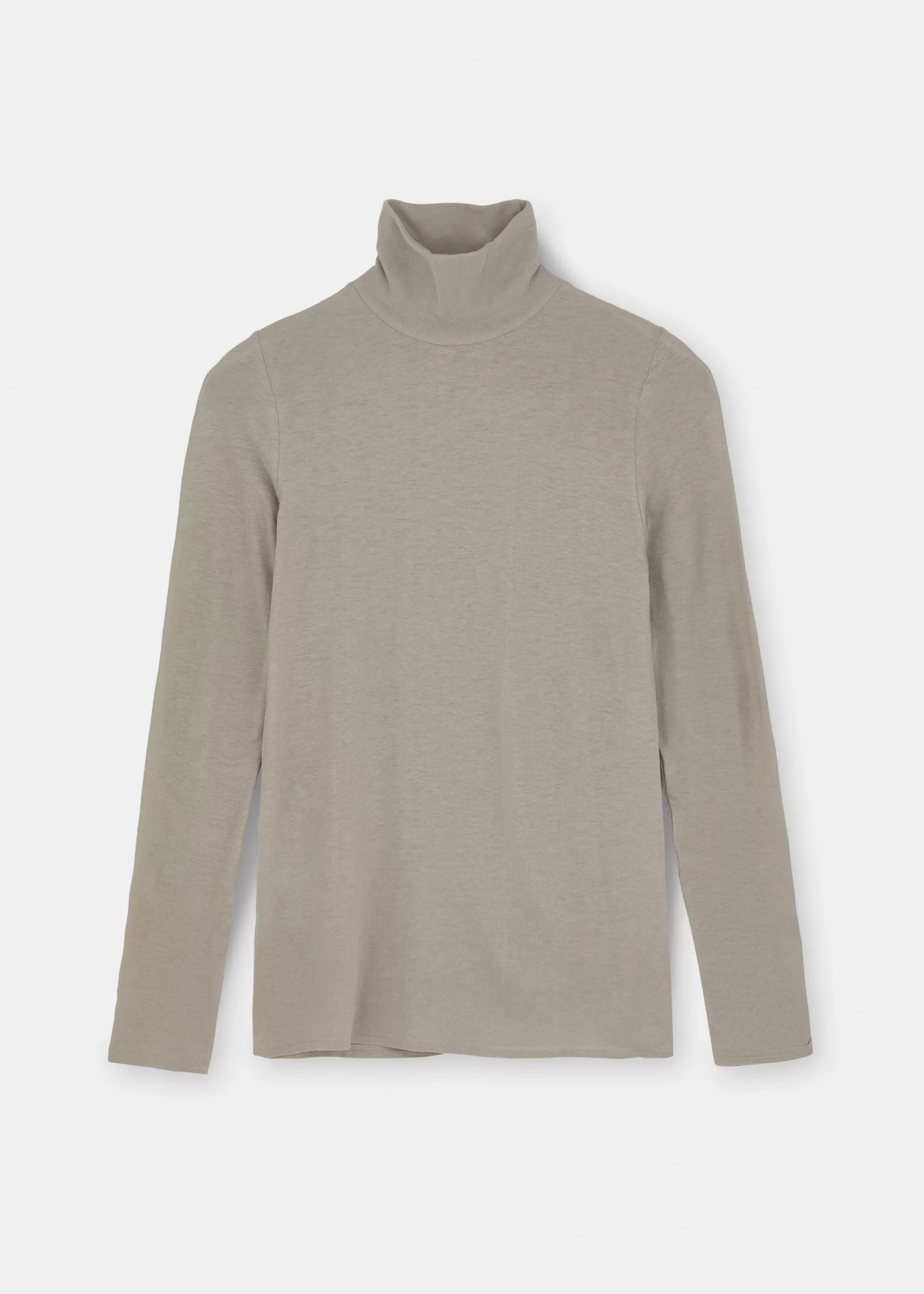 Bluser<aiayu Gentle cashmere turtleneck Grey