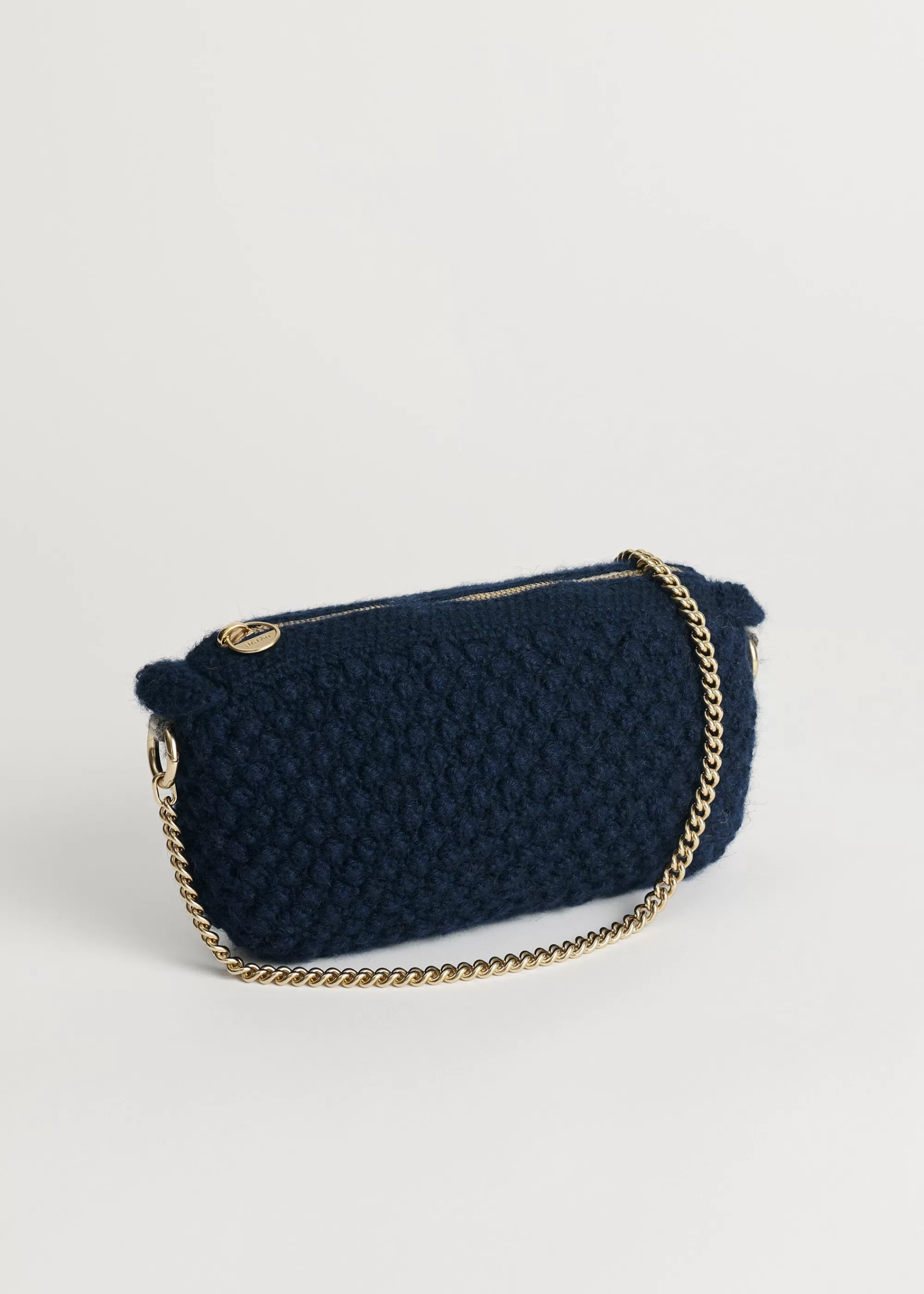 Clutches & Tasker<aiayu Helen chain classic bag Navy