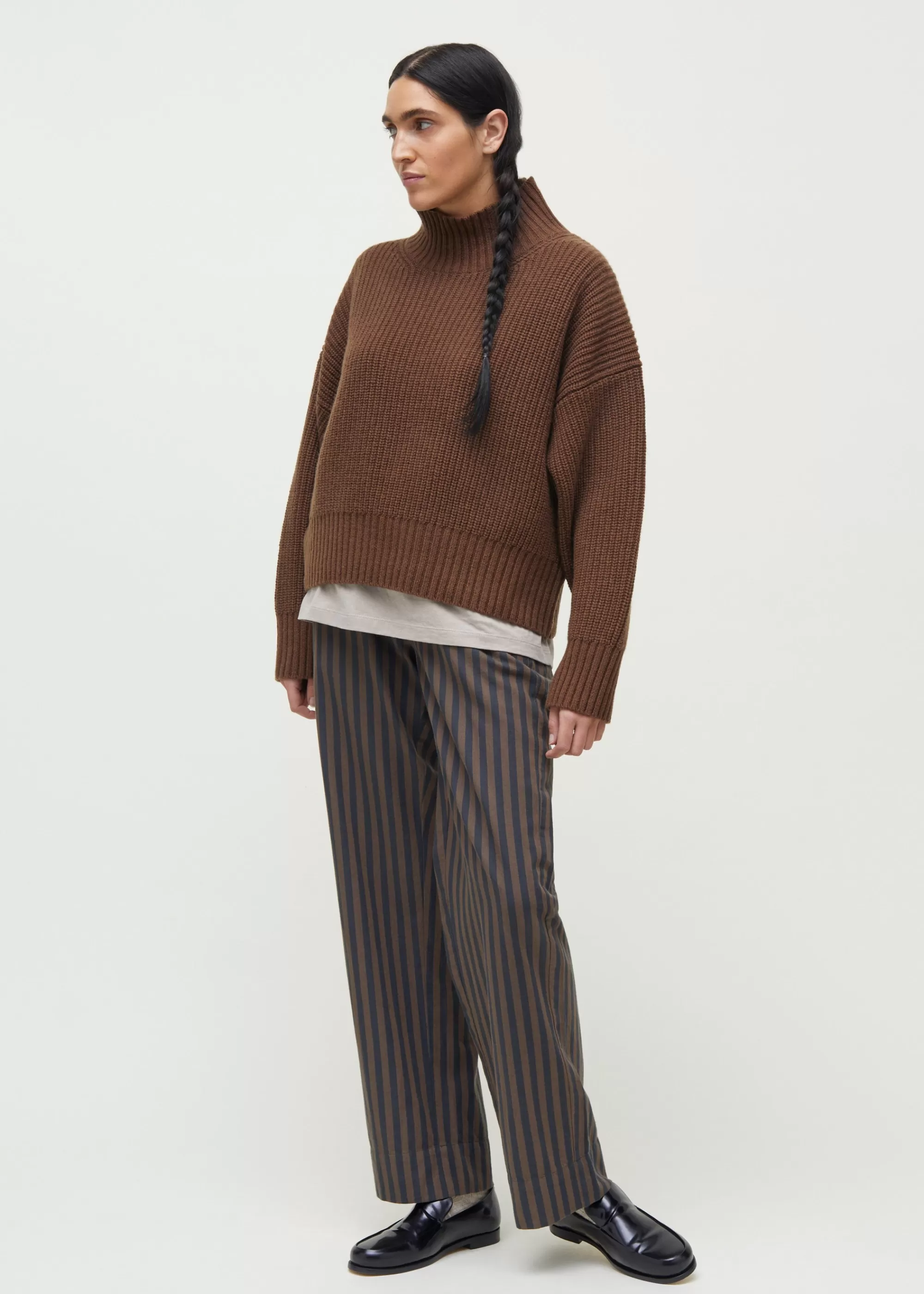 Strik<aiayu Hera wool sweater Brown Sugar