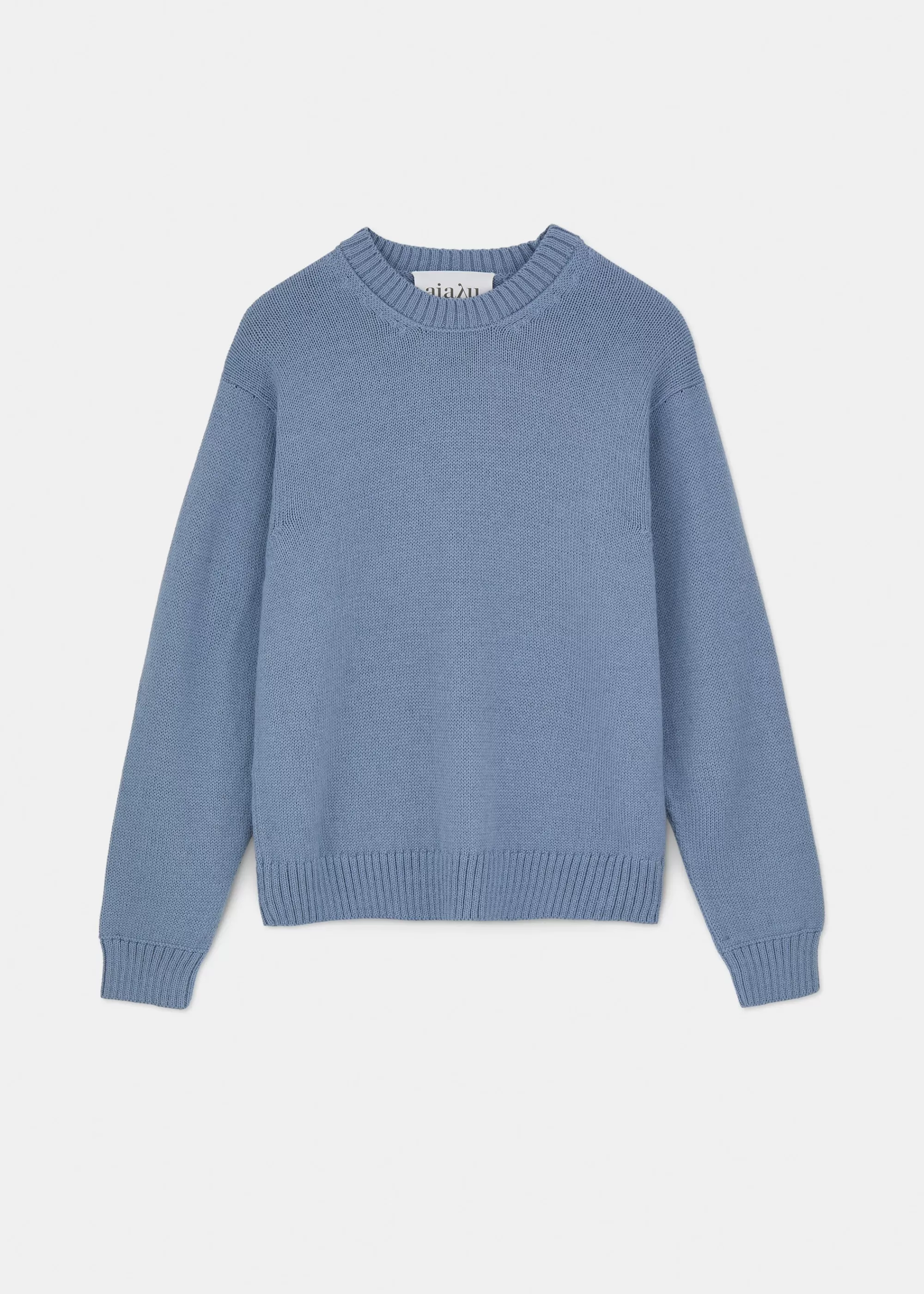 Strik<aiayu Highland saga wool sweater Anemone