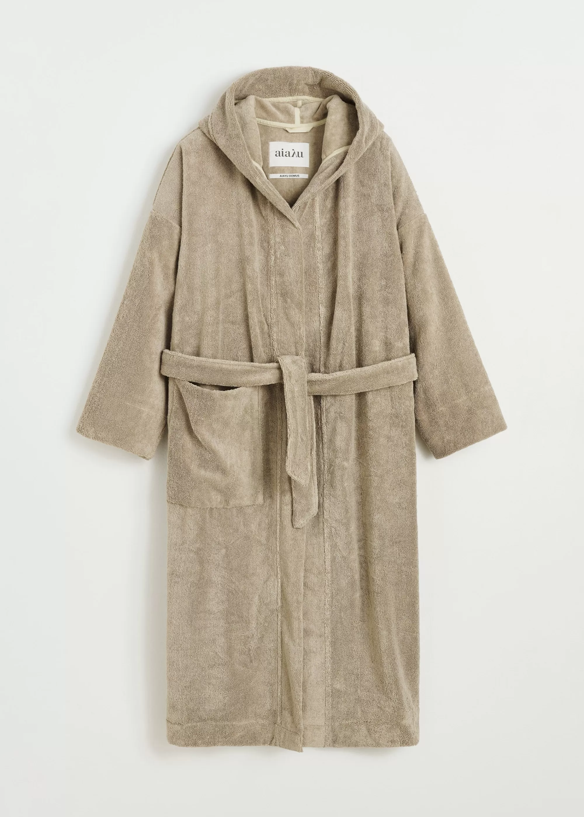 Badekåber<aiayu Hooded bathrobe terry Dried Linen