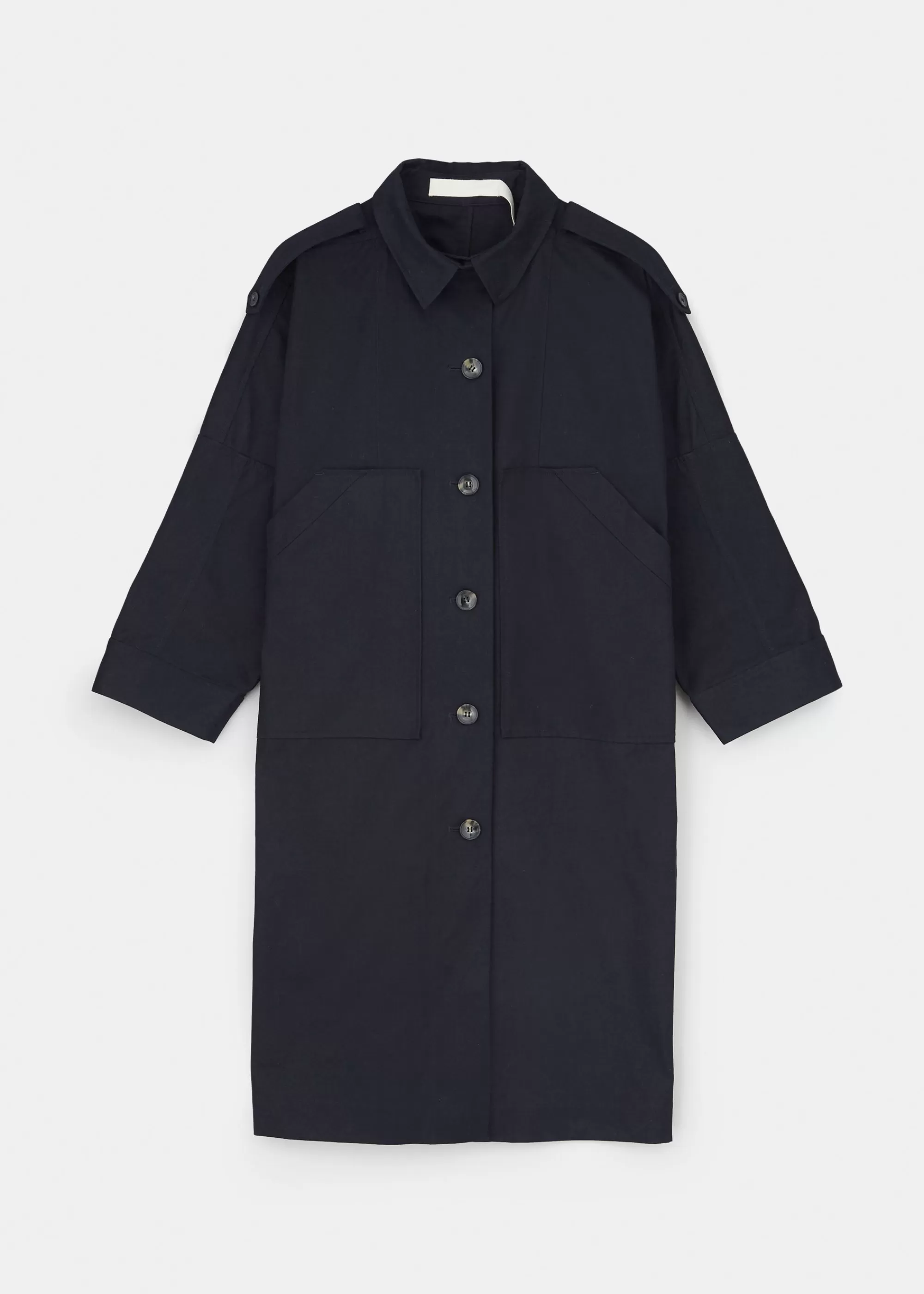 Frakker<aiayu Jean coat - ventile Black Navy