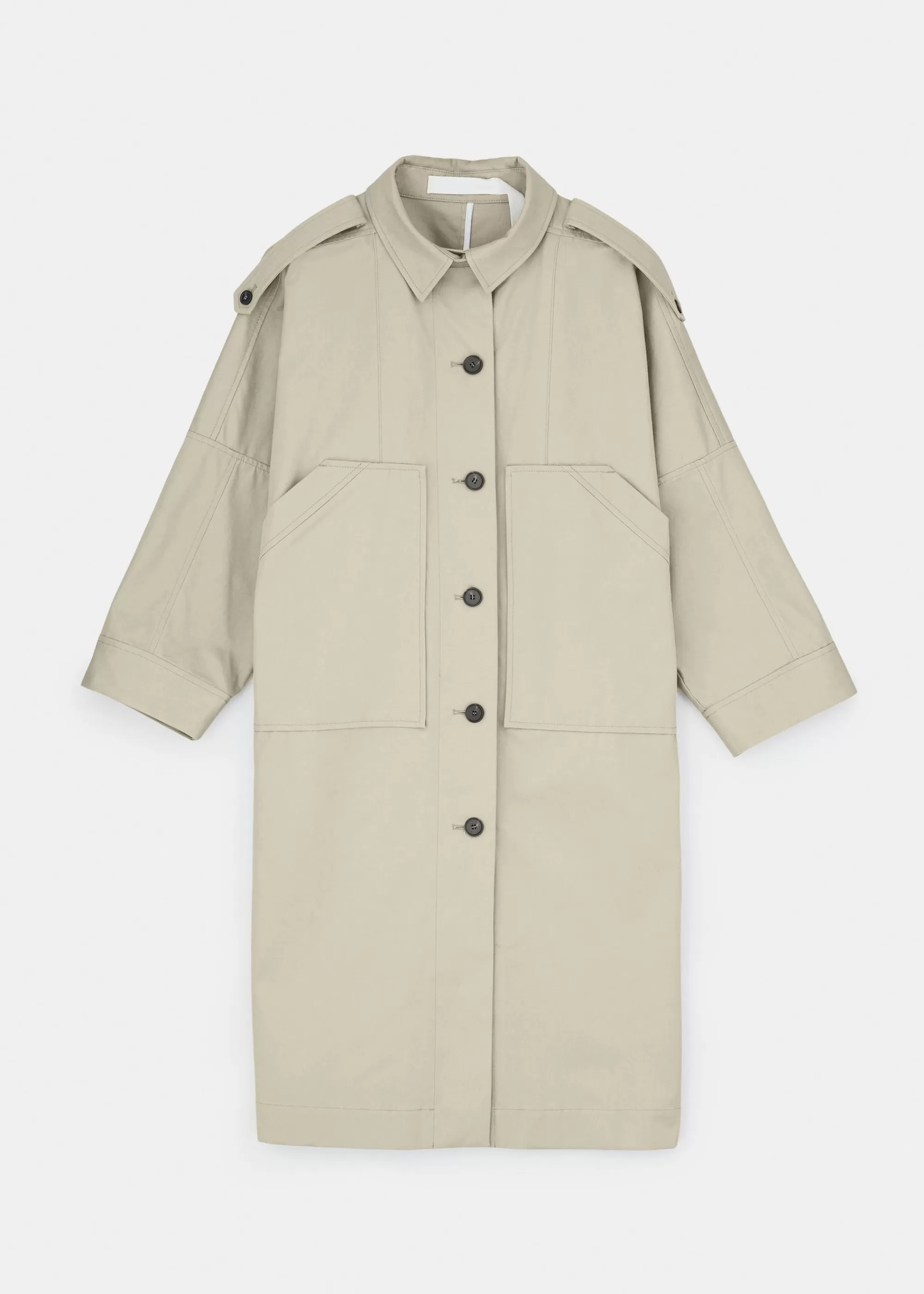 Frakker<aiayu Jean coat - ventile Stone