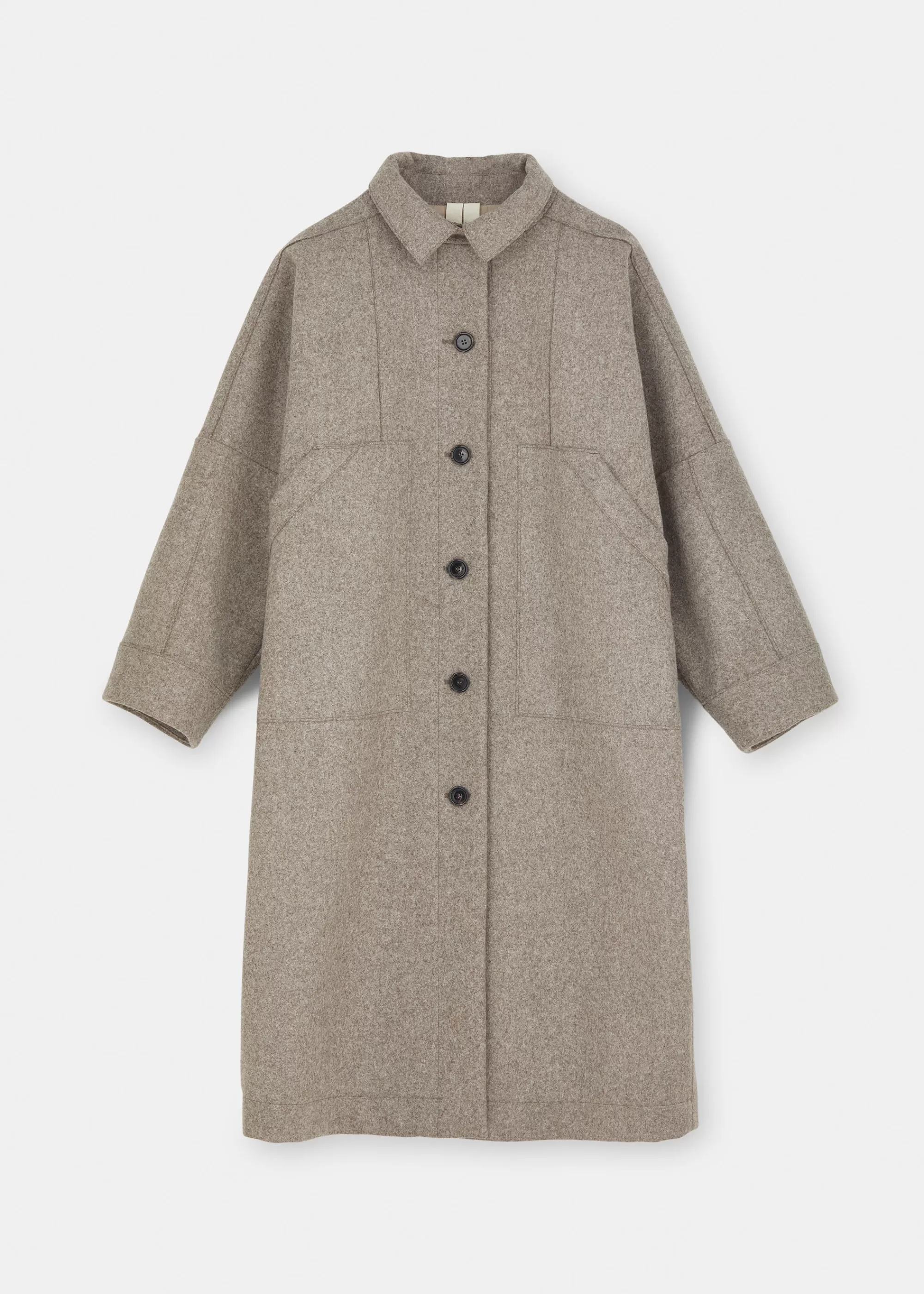 Frakker<aiayu Jean coat loden Pure Soil
