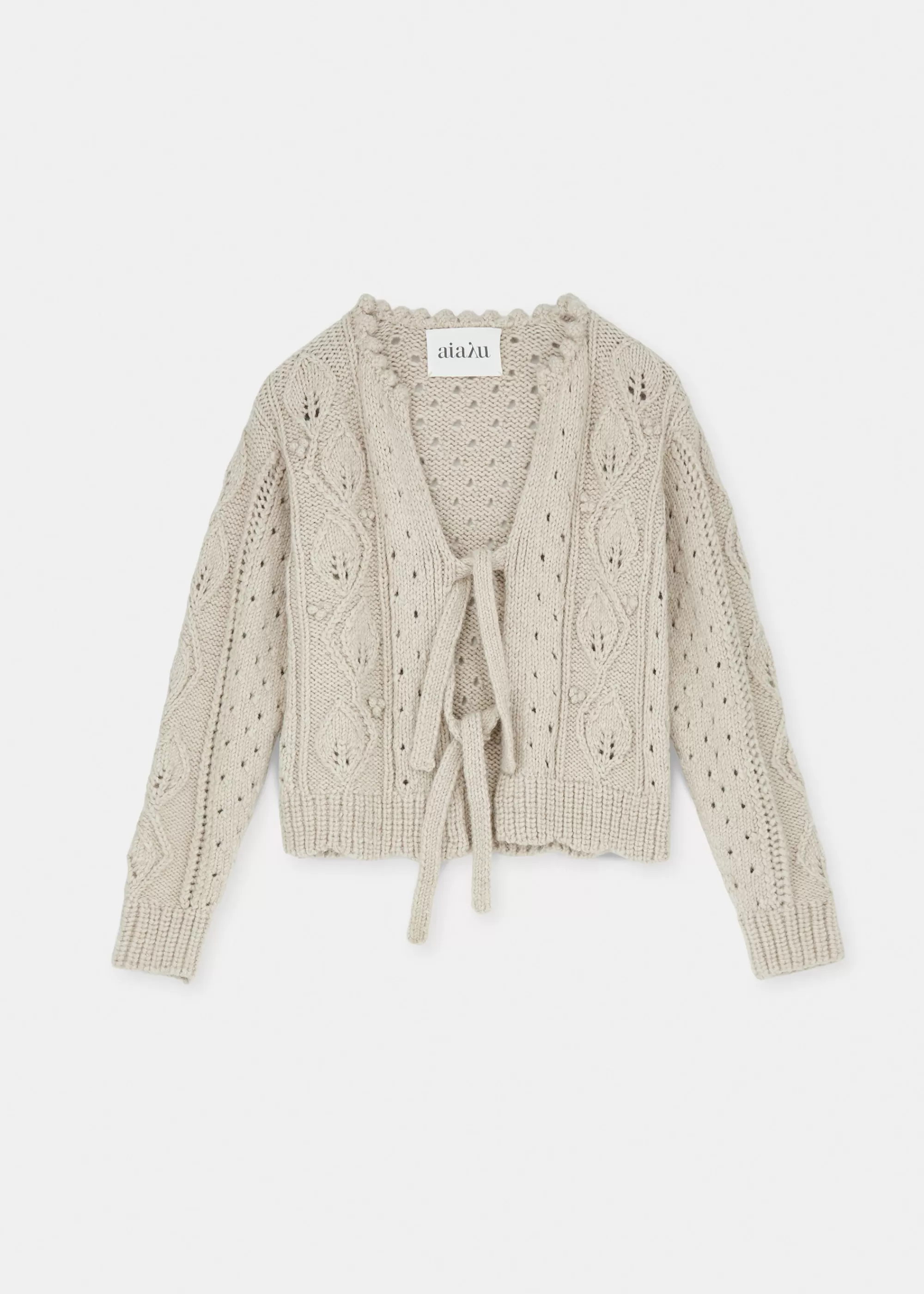 Cardigans | Strik<aiayu Joana handknitted cardigan Pure Natural