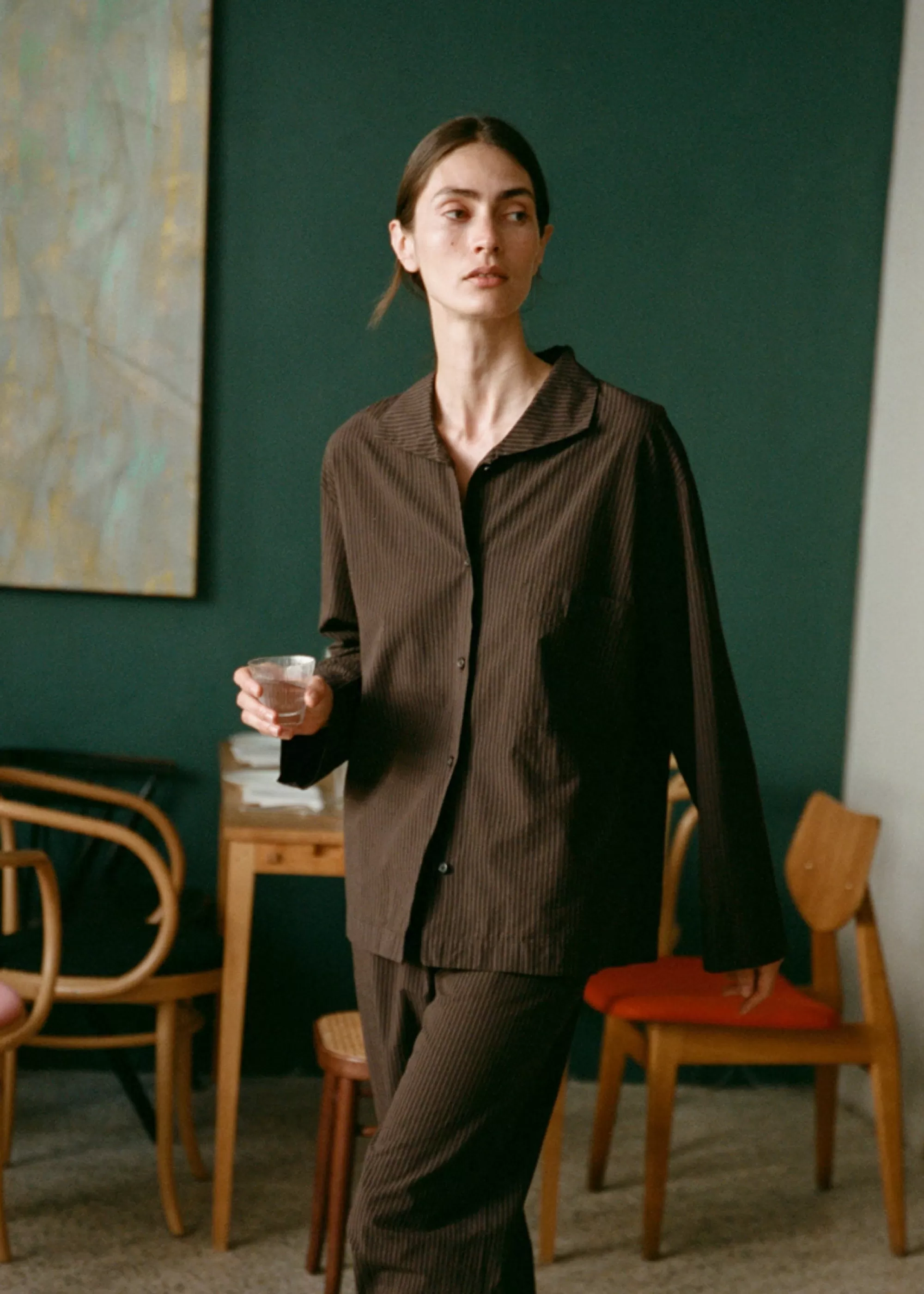 Pyjamas | Skjorter<aiayu Julio shirt petite Mix Brown