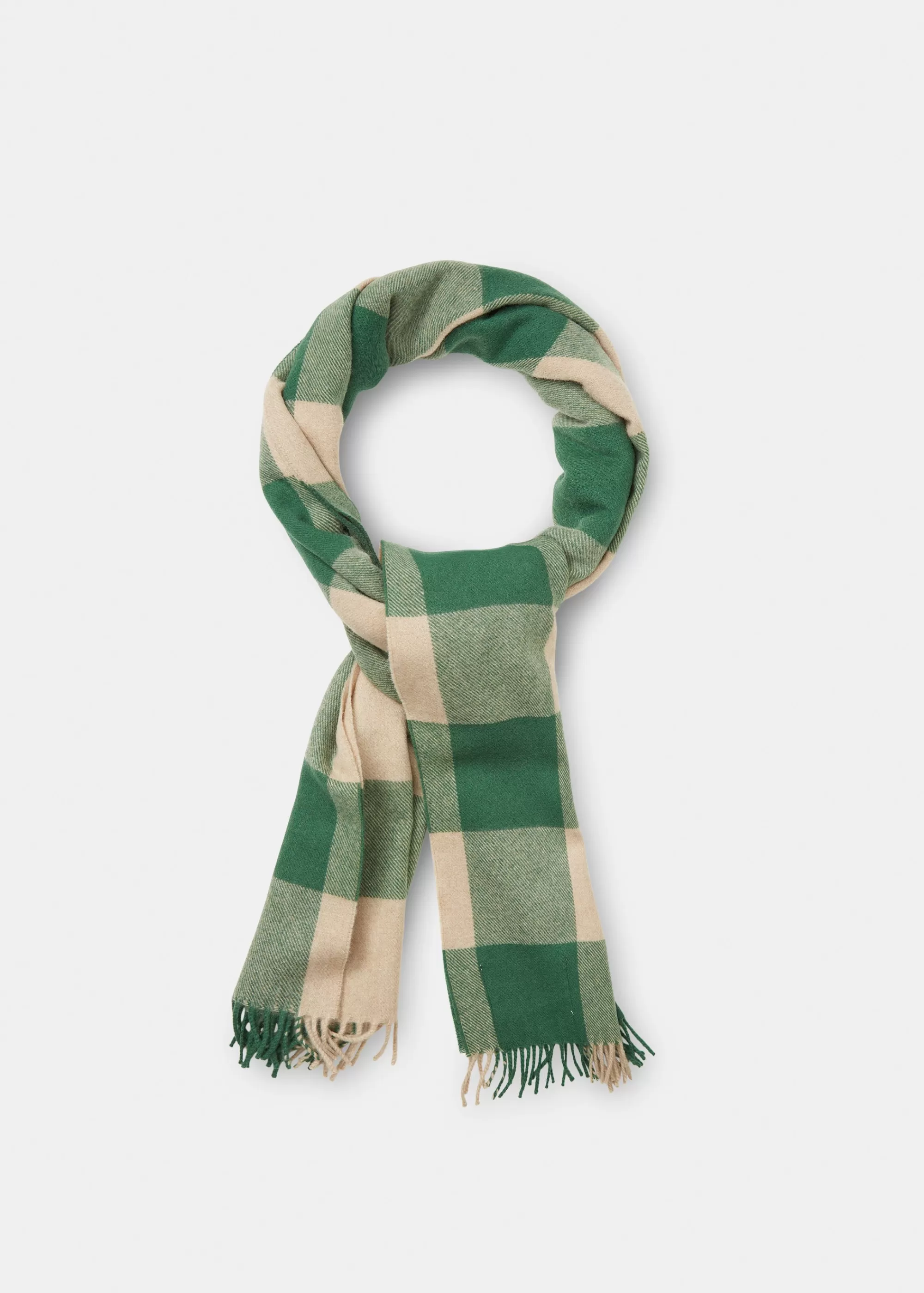 Tørklæder<aiayu Kay wool scarf Mix Green