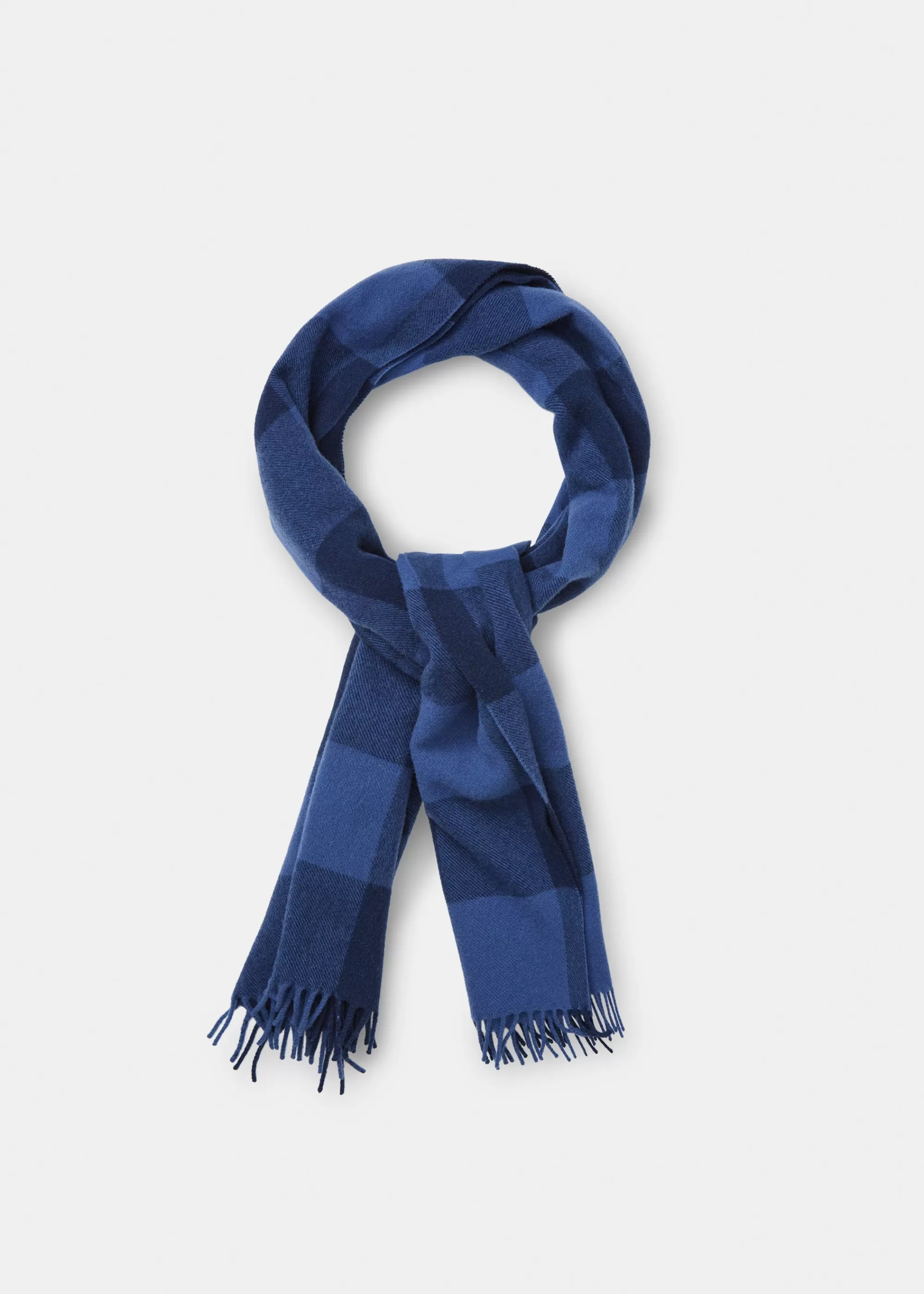 Tørklæder<aiayu Kay wool scarf Mix Blue