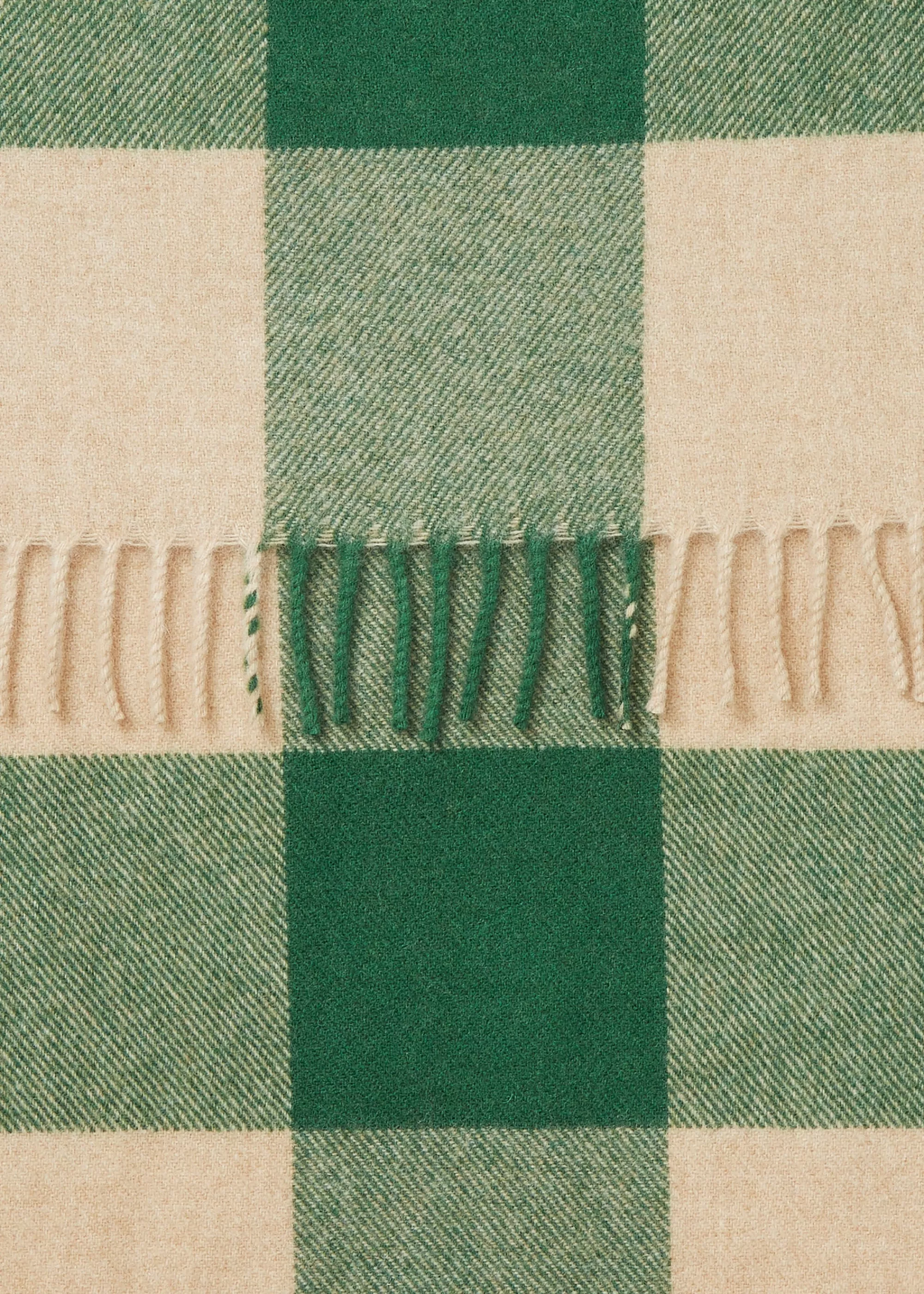 Tørklæder<aiayu Kay wool scarf Mix Green