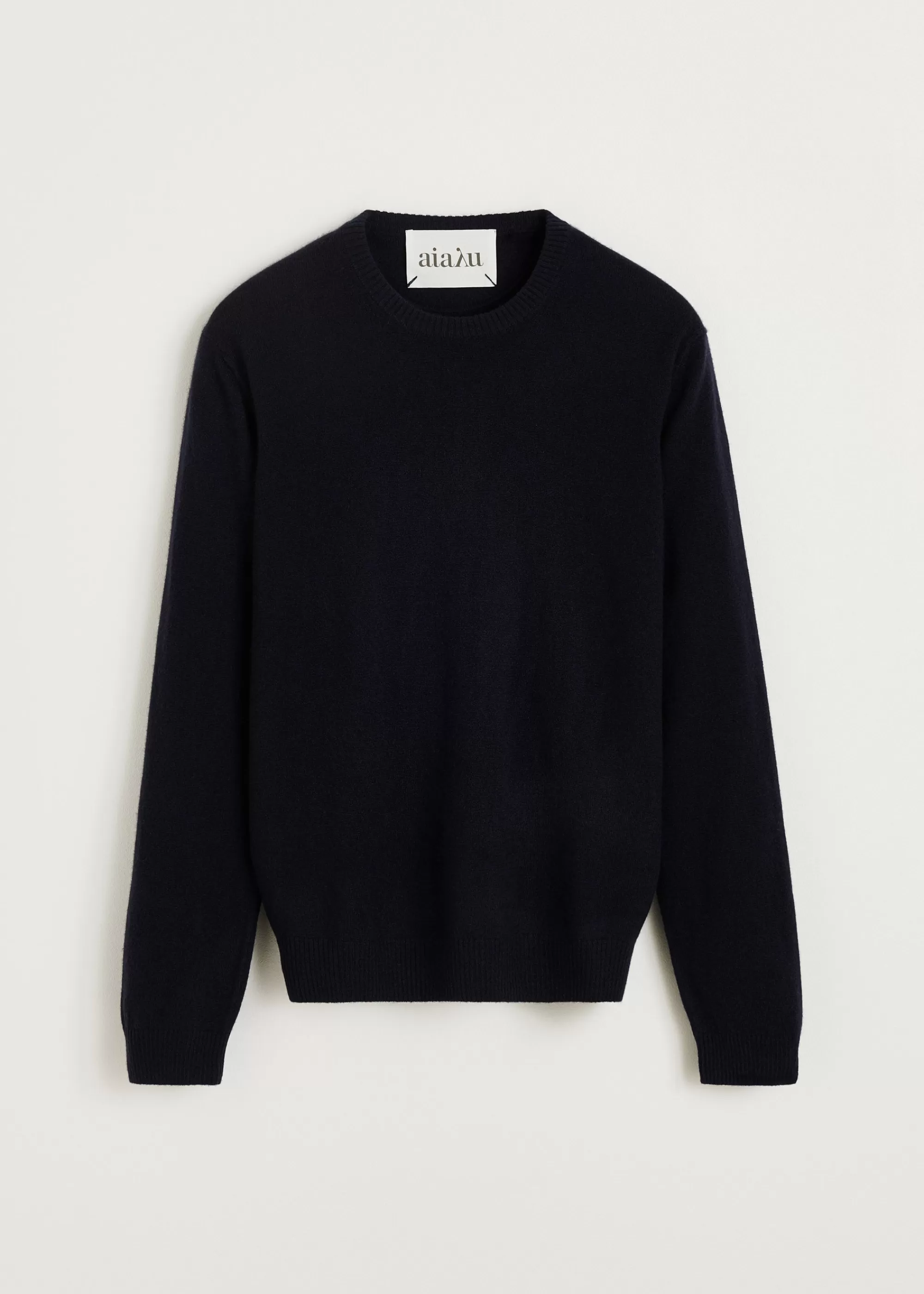 Strik<aiayu Leonardo sweater - pure cashmere Black Blue
