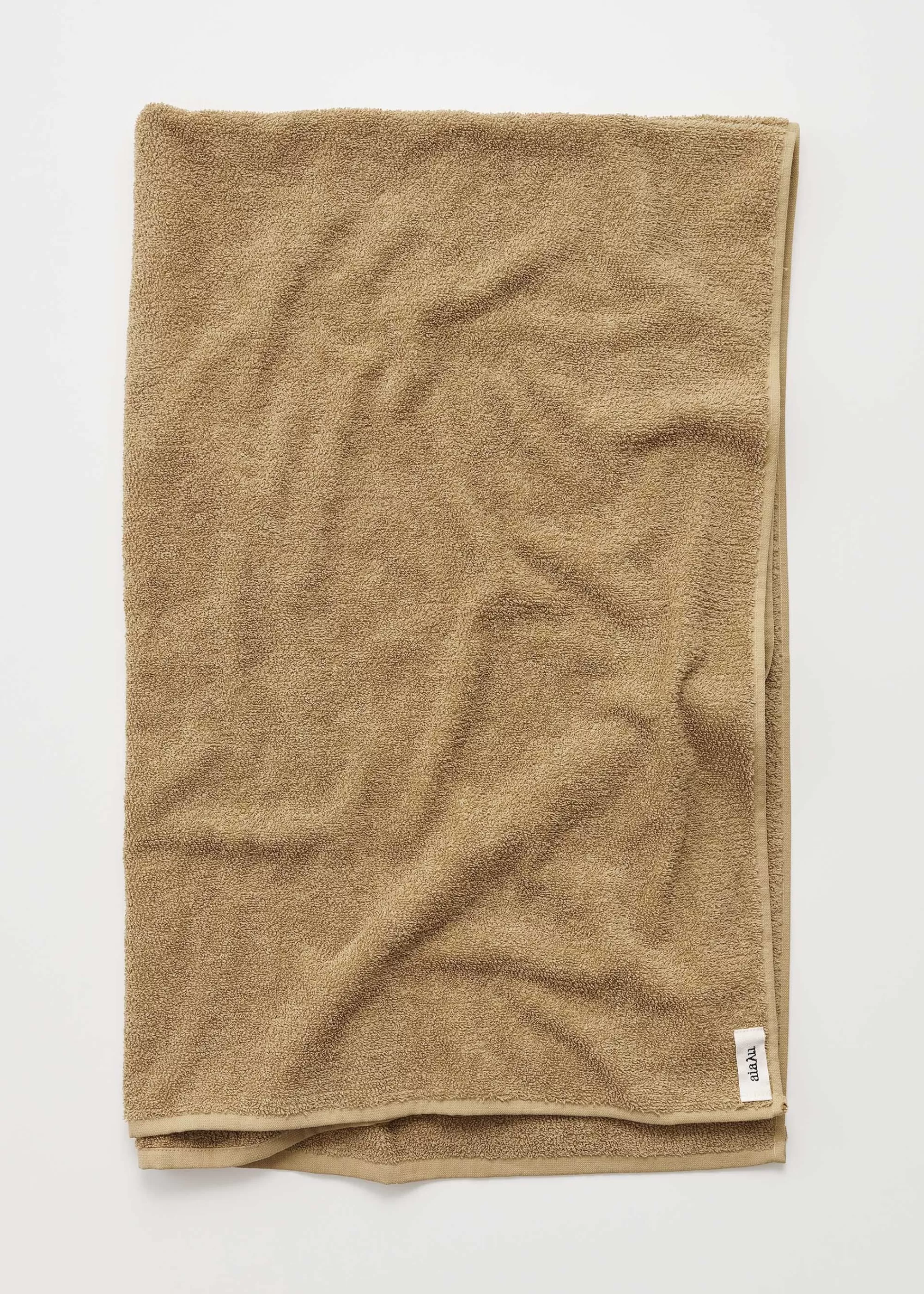 Håndklæder<aiayu Linen bath sheet - 100x150 Saffron