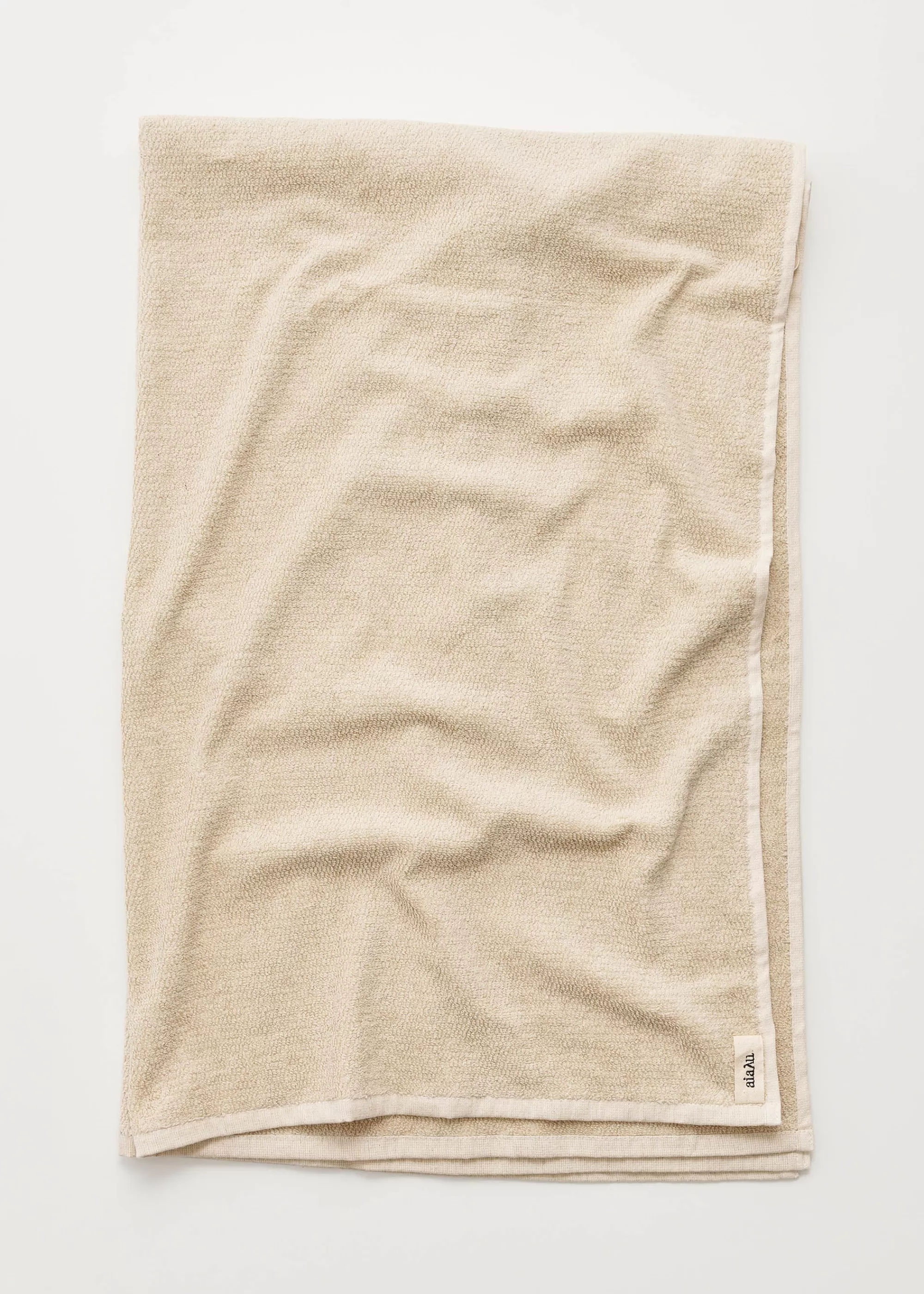 Håndklæder<aiayu Linen bath sheet - 100x150 Pure Nature