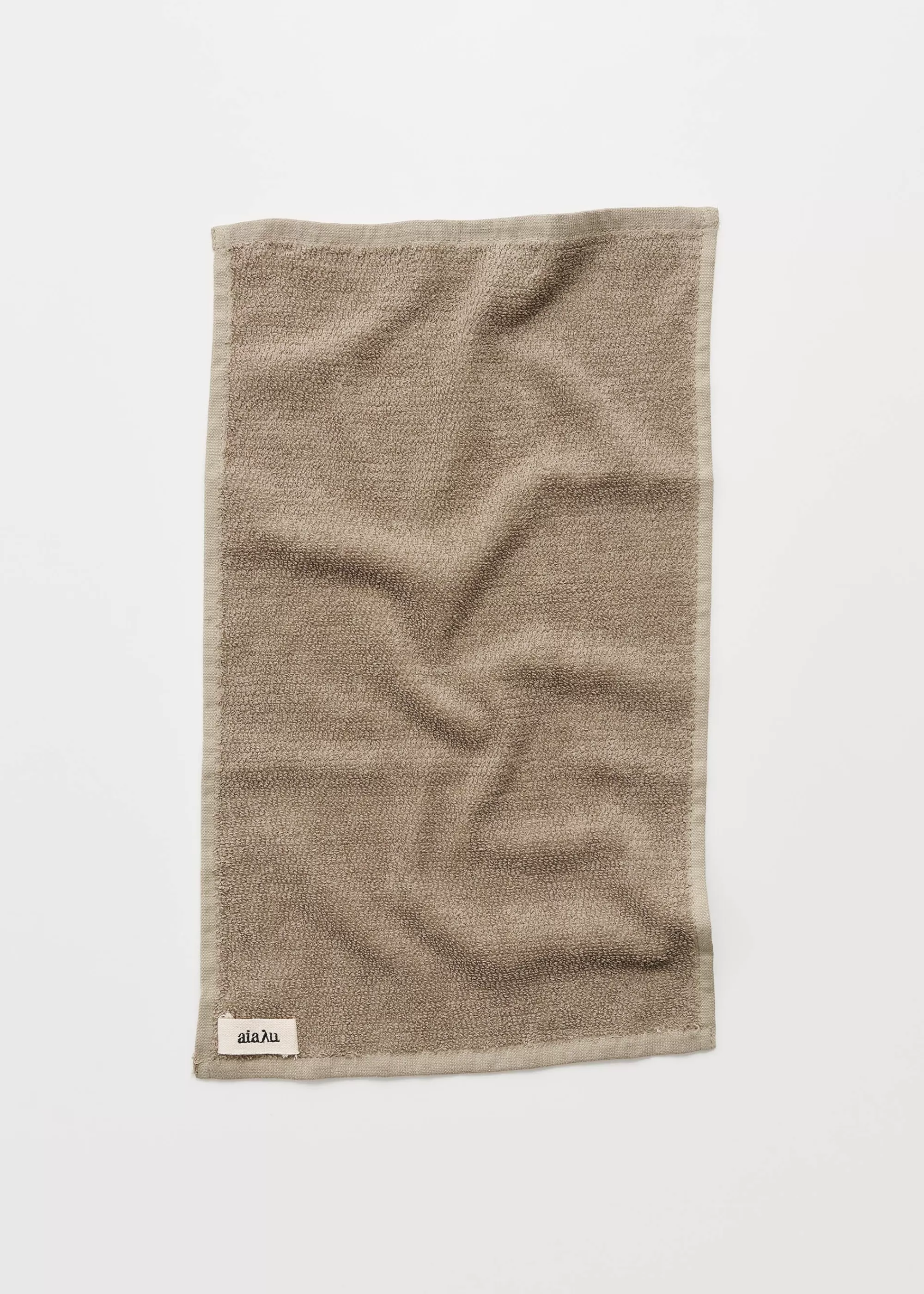 Håndklæder<aiayu Linen guest towel - 30x50 Earth