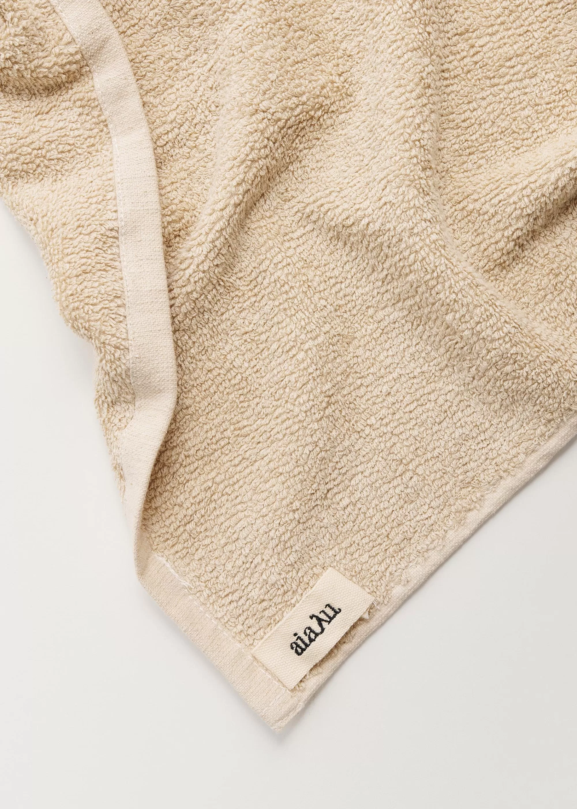 Håndklæder<aiayu Linen hand towel - 50x90 Pure Nature