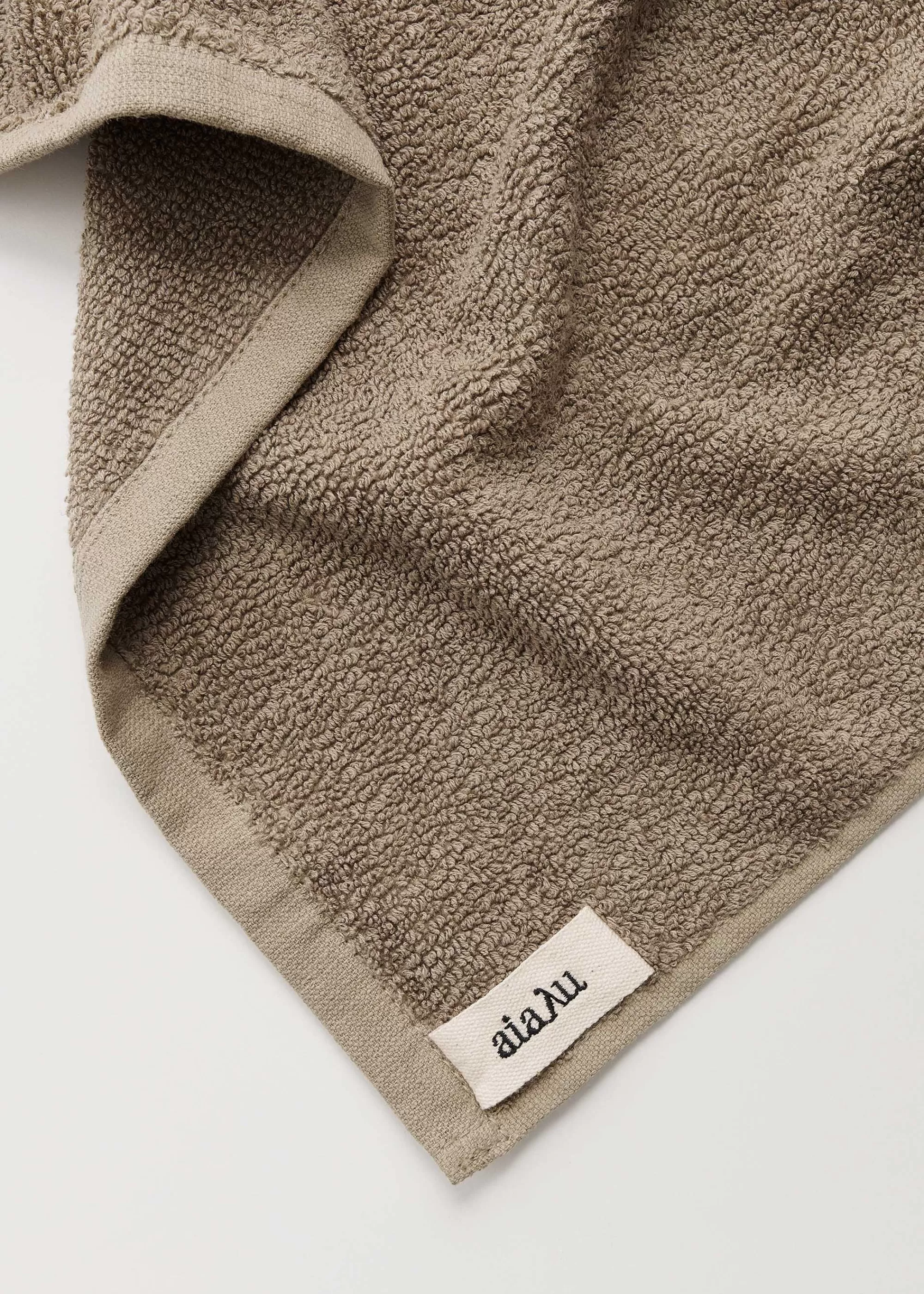 Håndklæder<aiayu Linen hand towel - 50x90 Earth