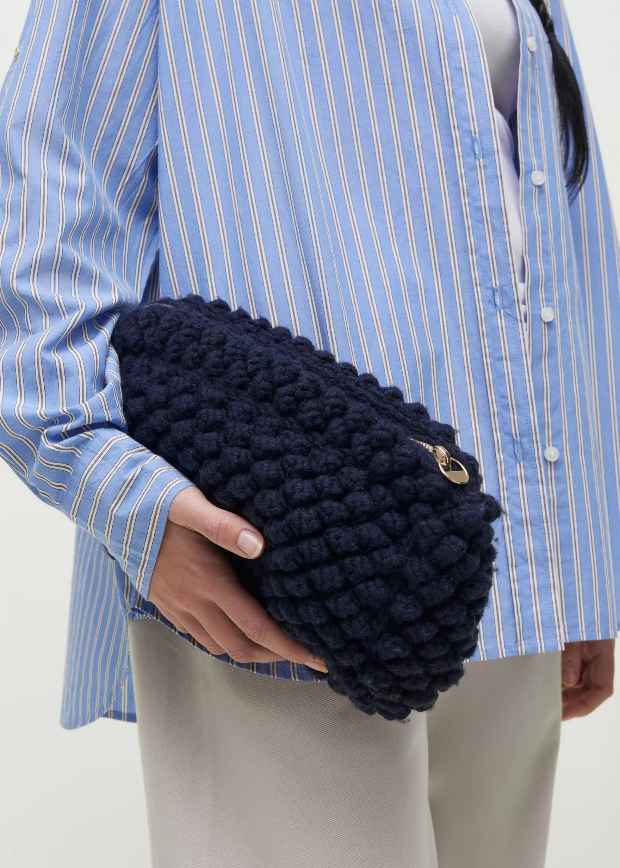 Clutches & Tasker<aiayu Linn clutch Black Blue