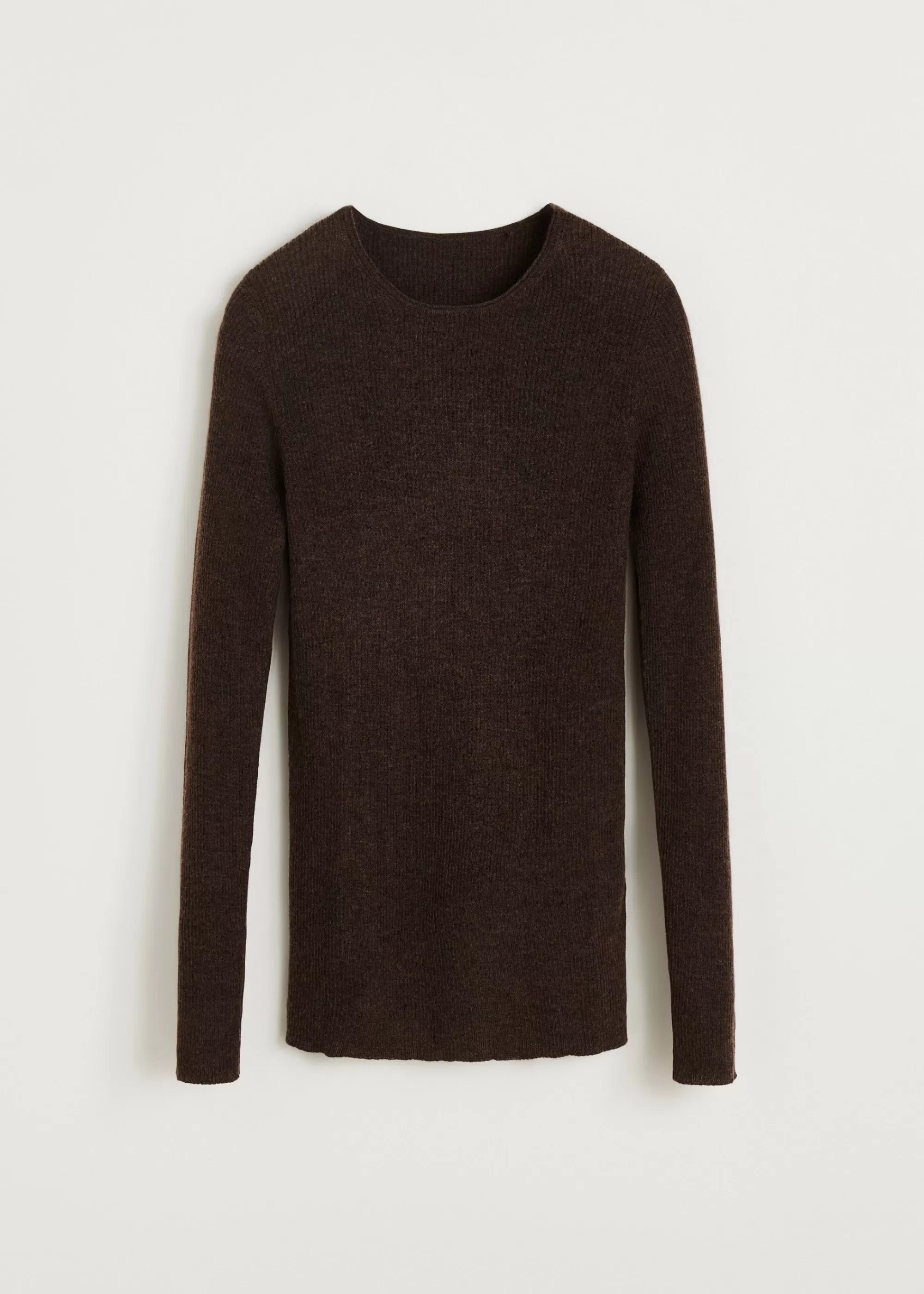 Bluser<aiayu Madigan blouse - cashmere Dark Brown Melange