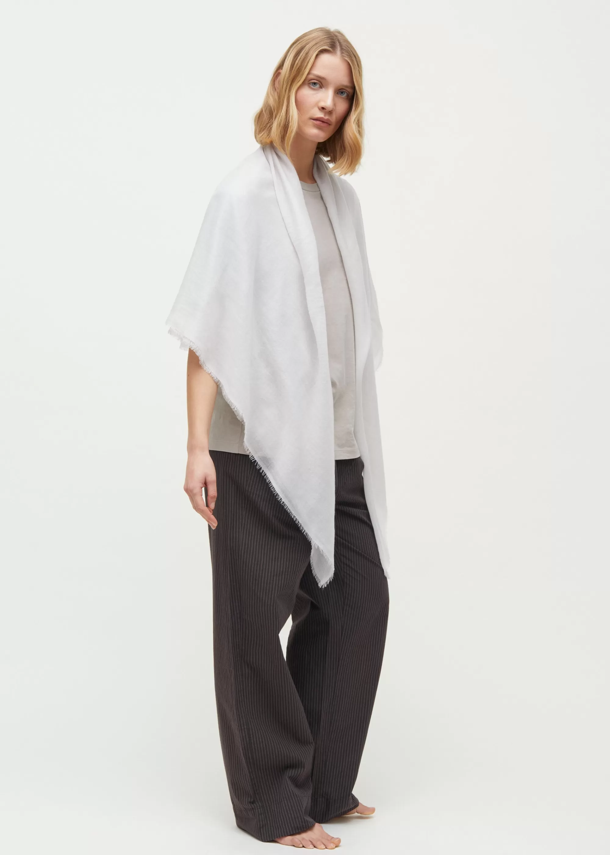 Tørklæder<aiayu Malea cashmere scarf Salt