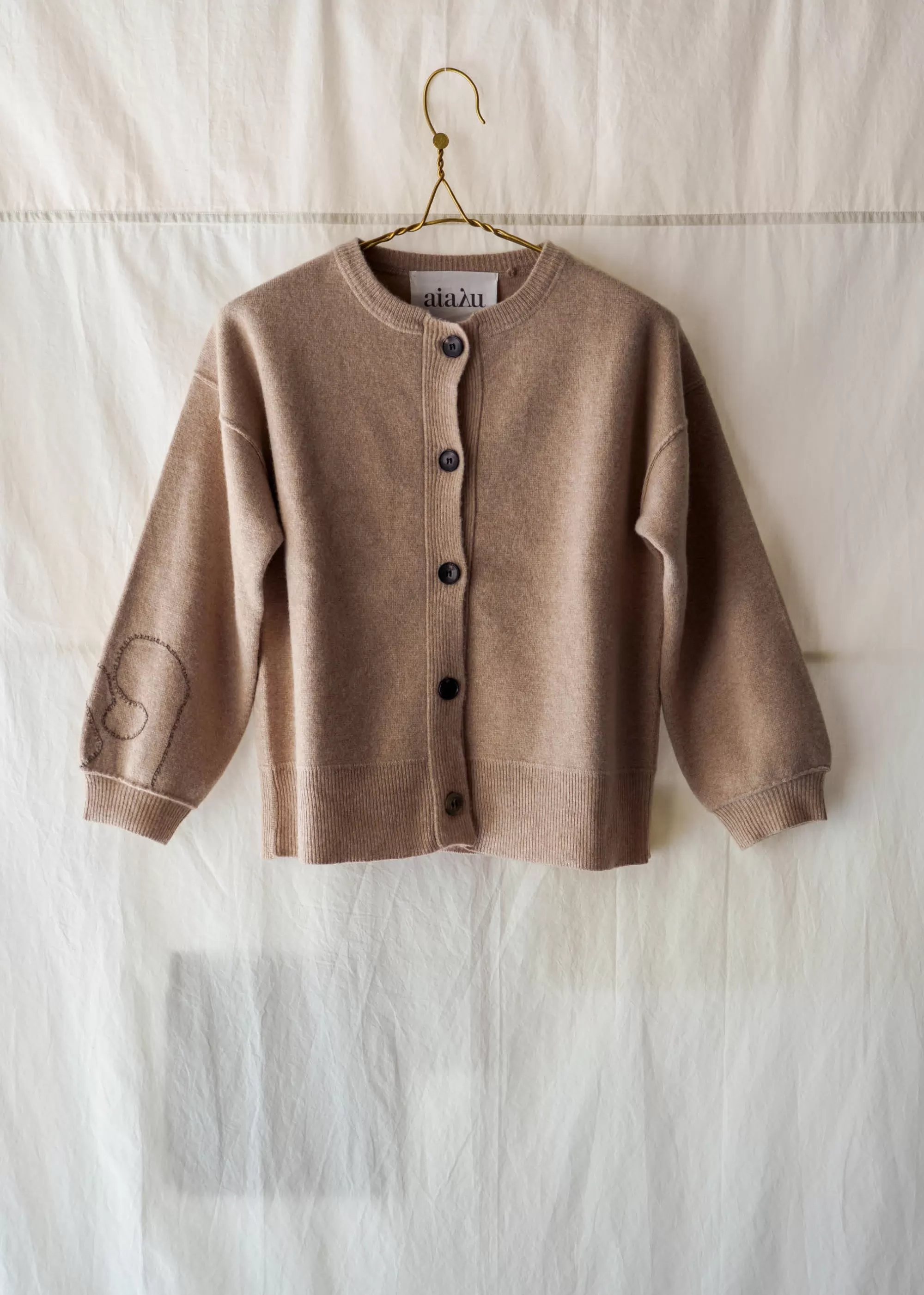 Cardigans<aiayu May wool cardigan - mended Bambu