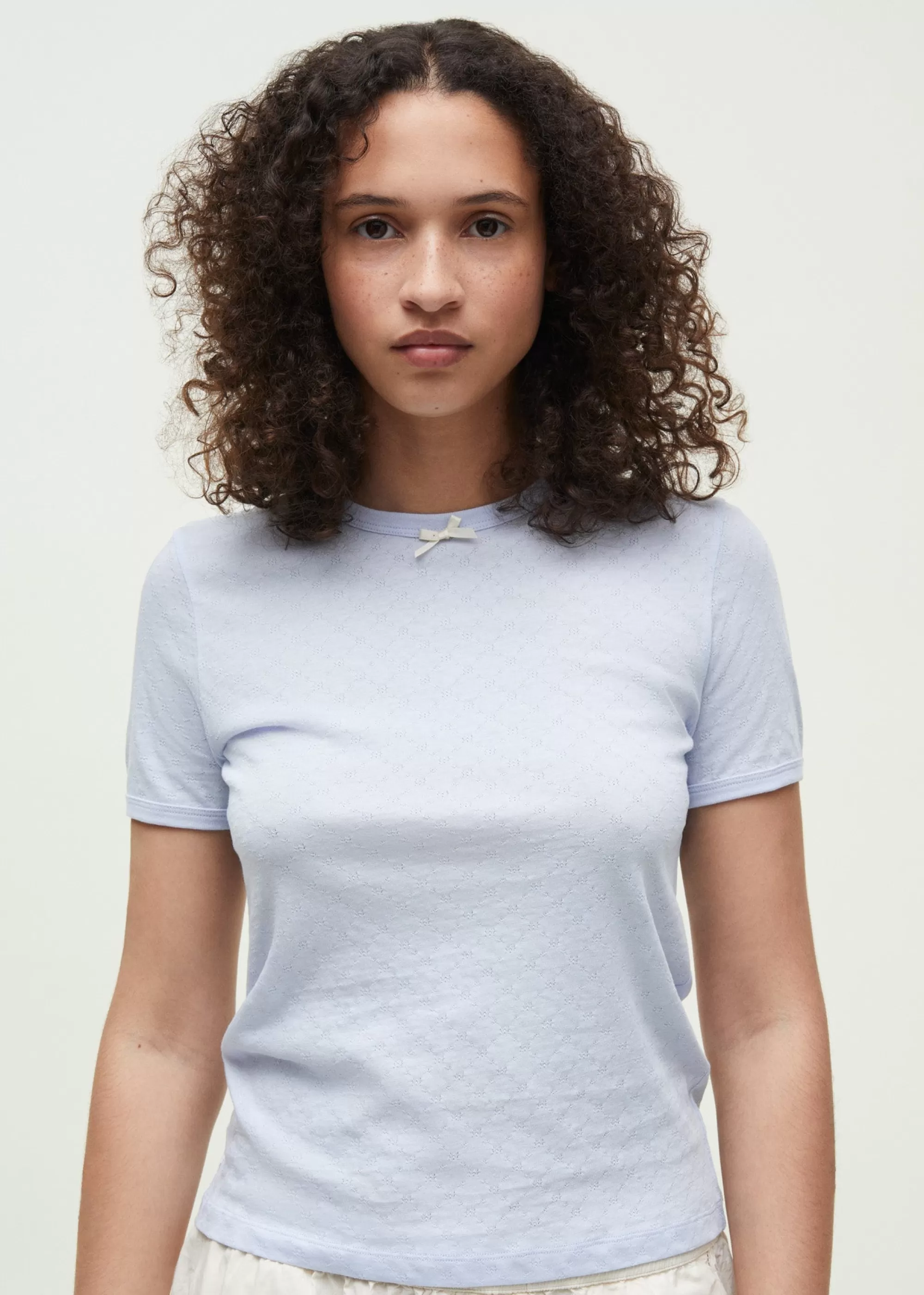 T-Shirts & Tops<aiayu Messhu tee Light Blue