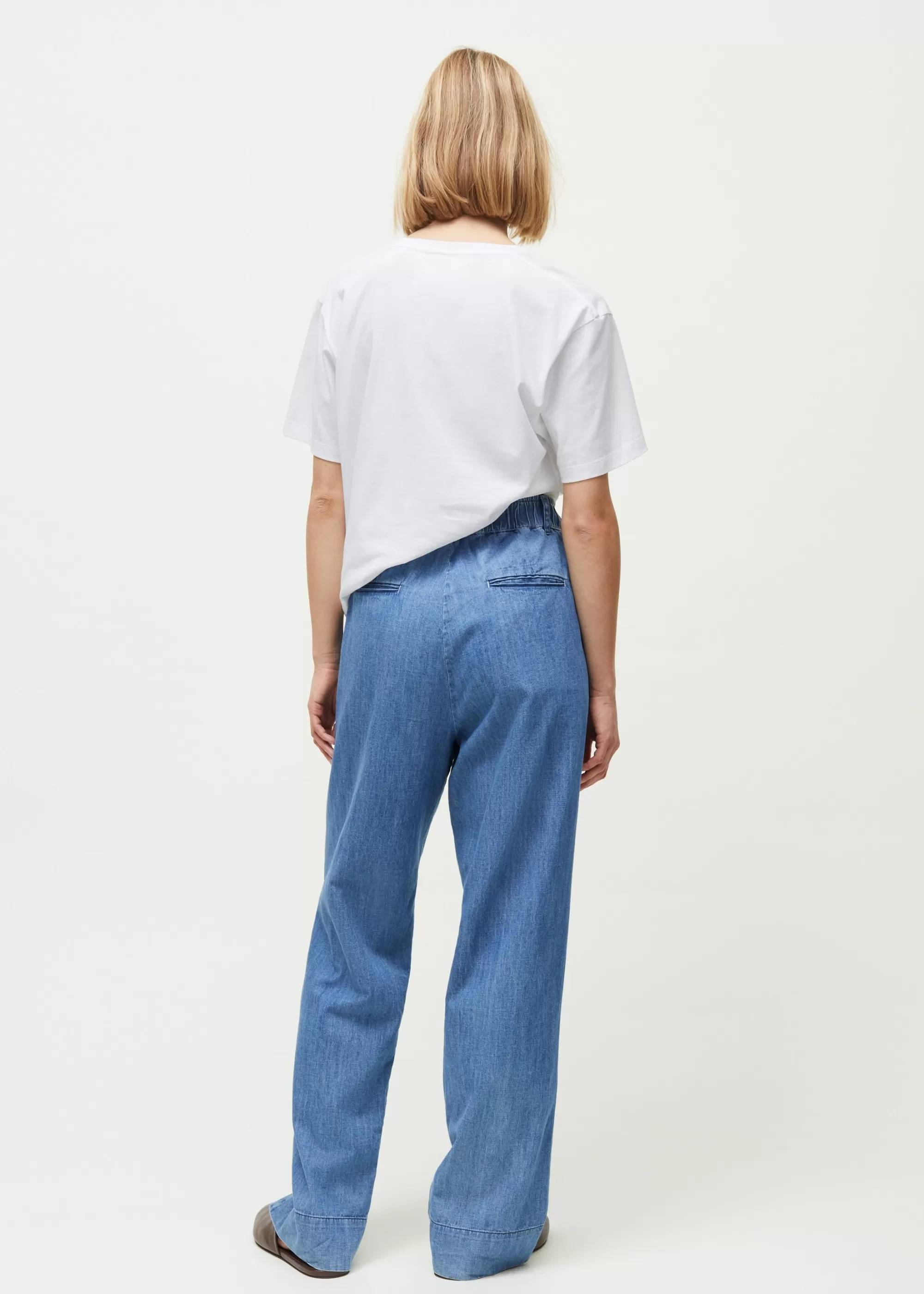 Bukser<aiayu Miles pant denim Iceberg