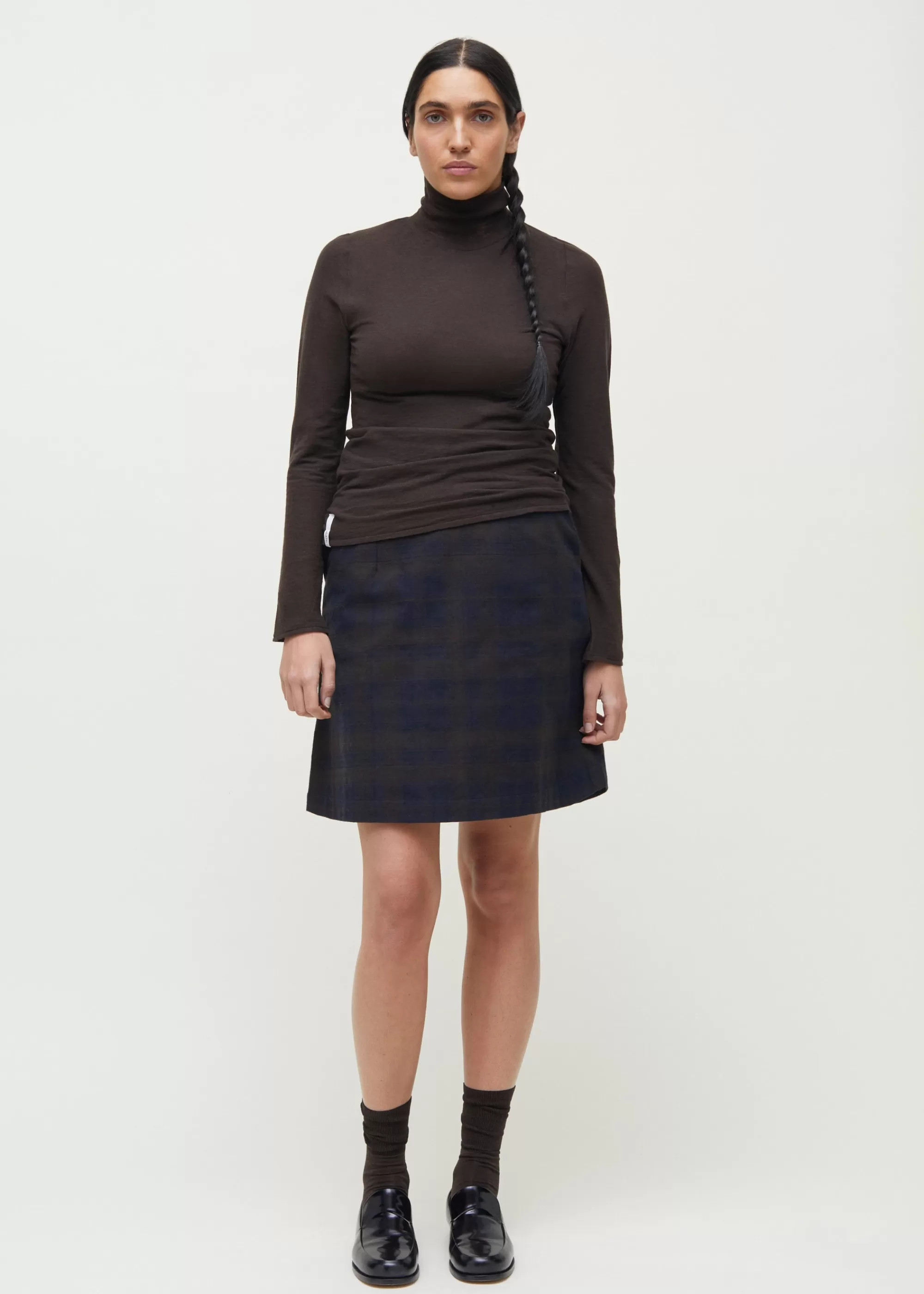 Kjoler & Nederdele<aiayu Mini skirt check Mix Navy