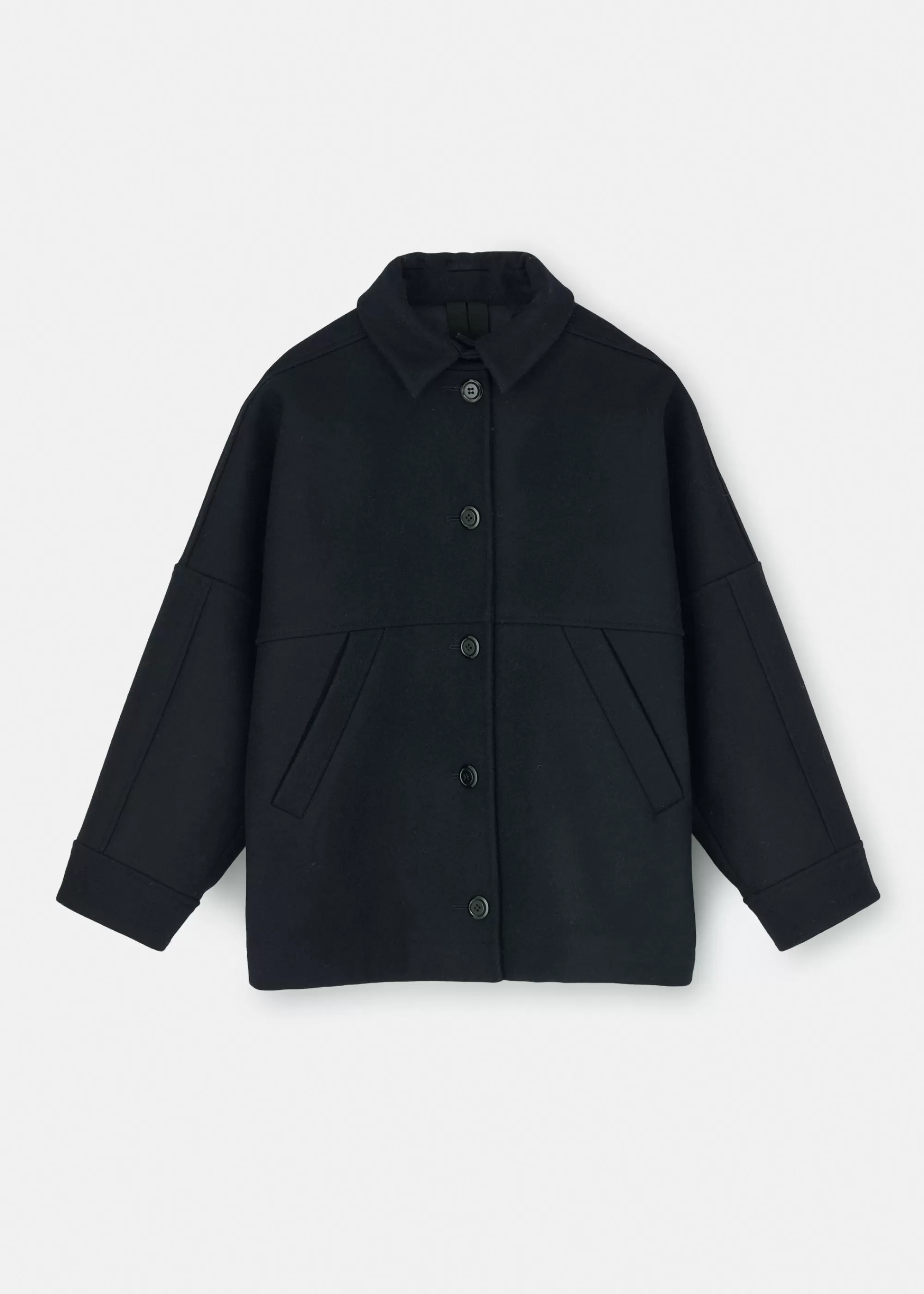 Jakker & Blazere<aiayu Moa jacket - loden wool Navy