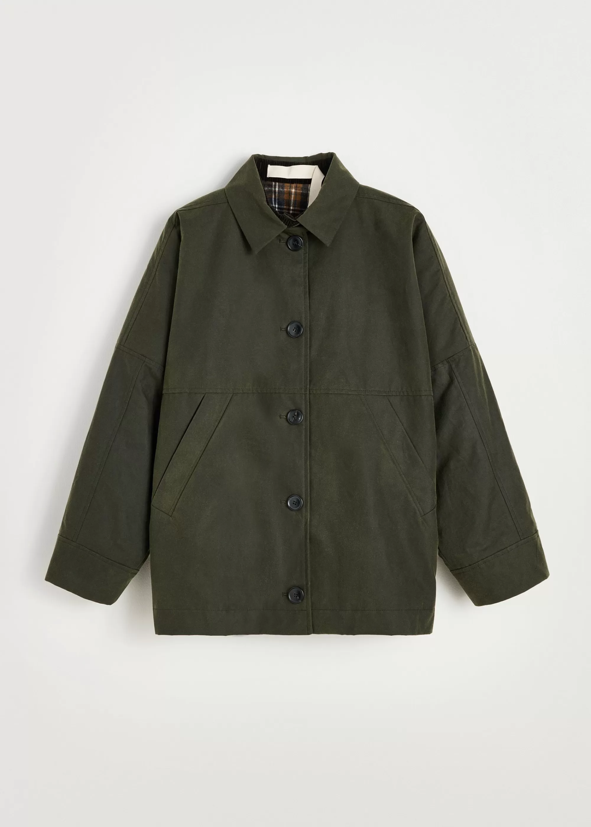 Jakker & Blazere<aiayu Moa jacket - oilskin Hunter