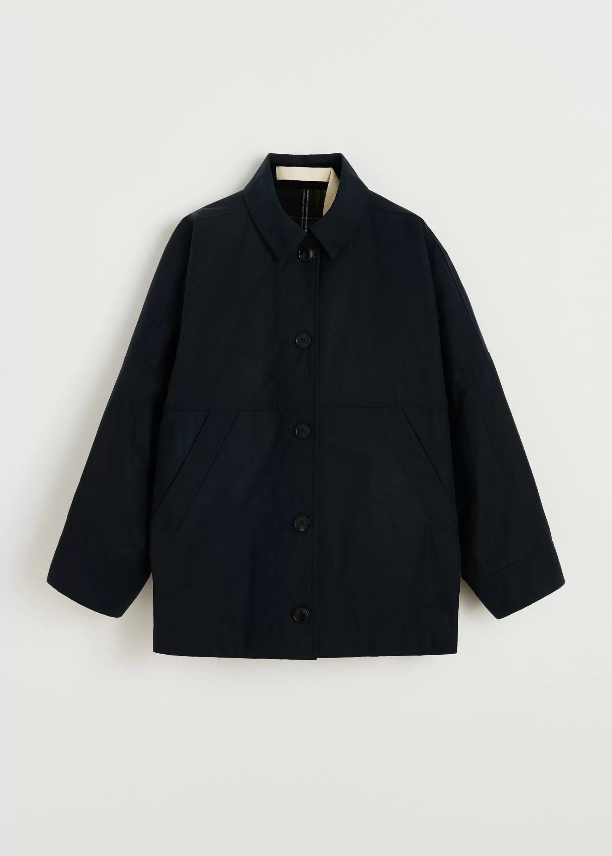 Jakker & Blazere<aiayu Moa jacket - oilskin Navy