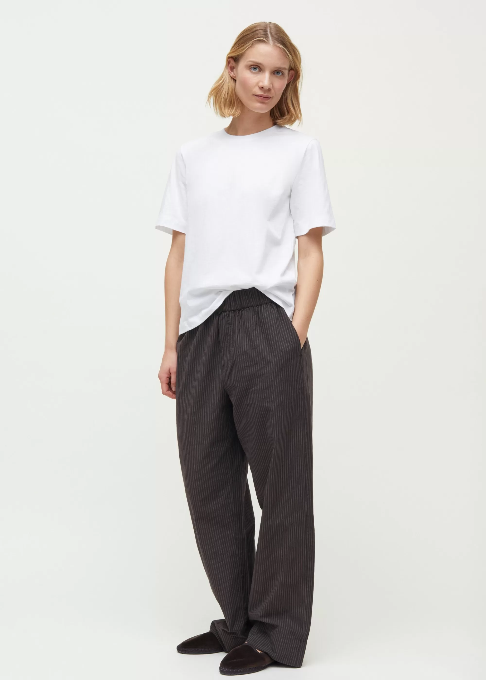 Bukser<aiayu My Pant Petite Mix Brown