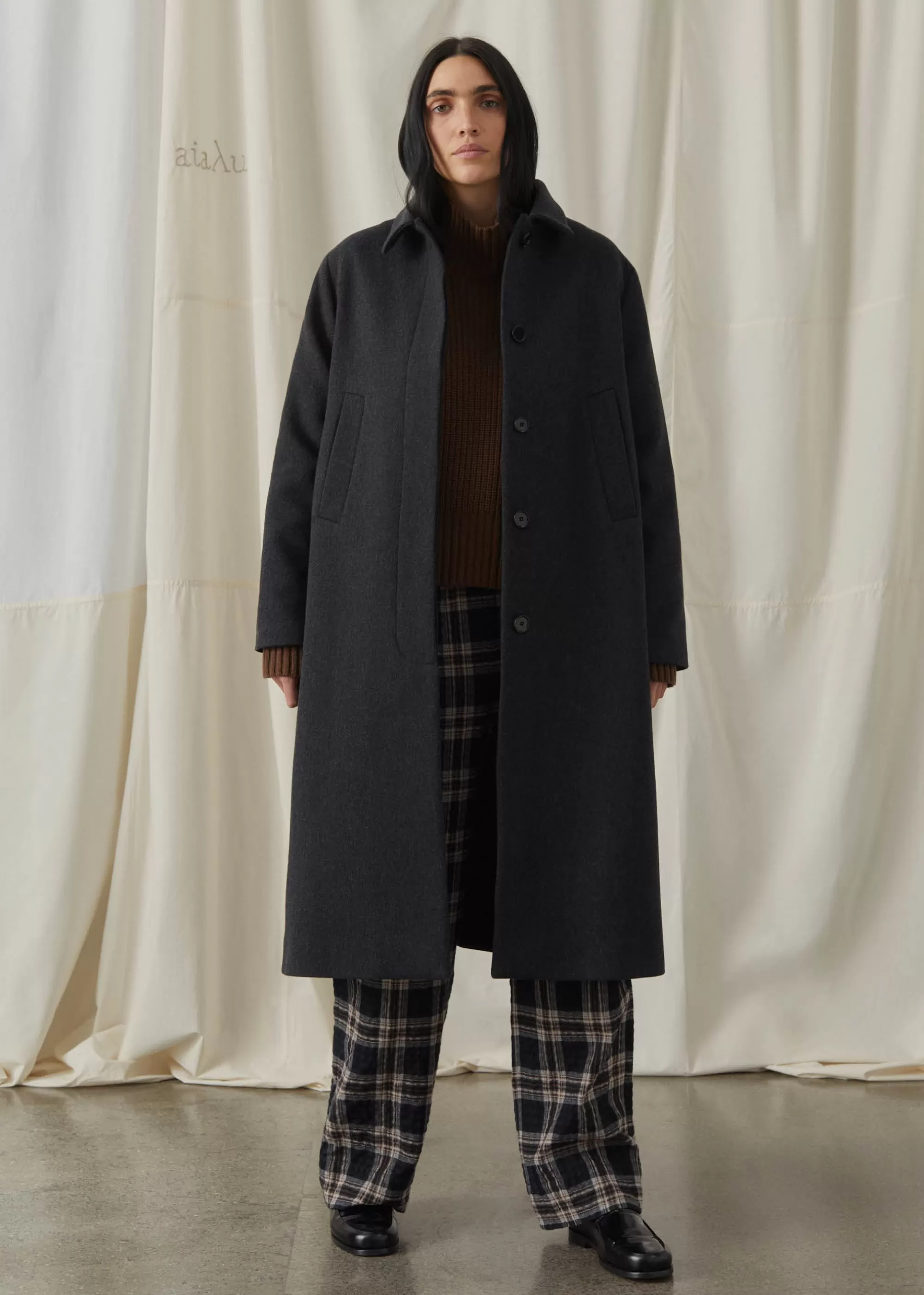 Frakker<aiayu Noah wool coat Stormy