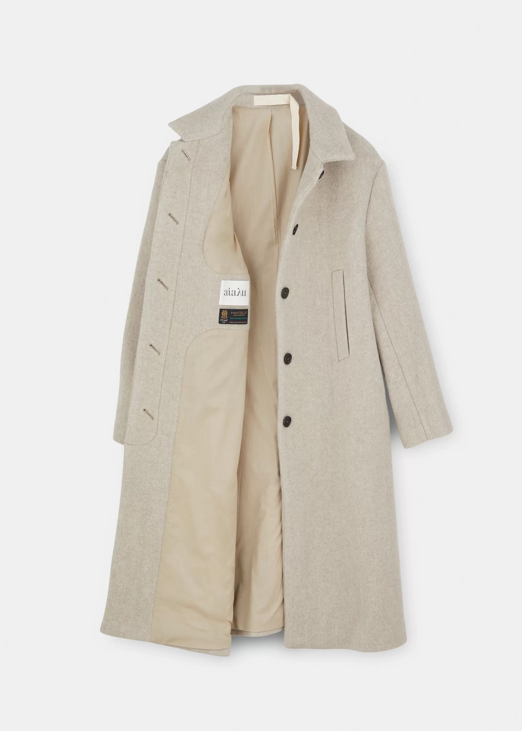 Frakker<aiayu Noah wool coat Nature