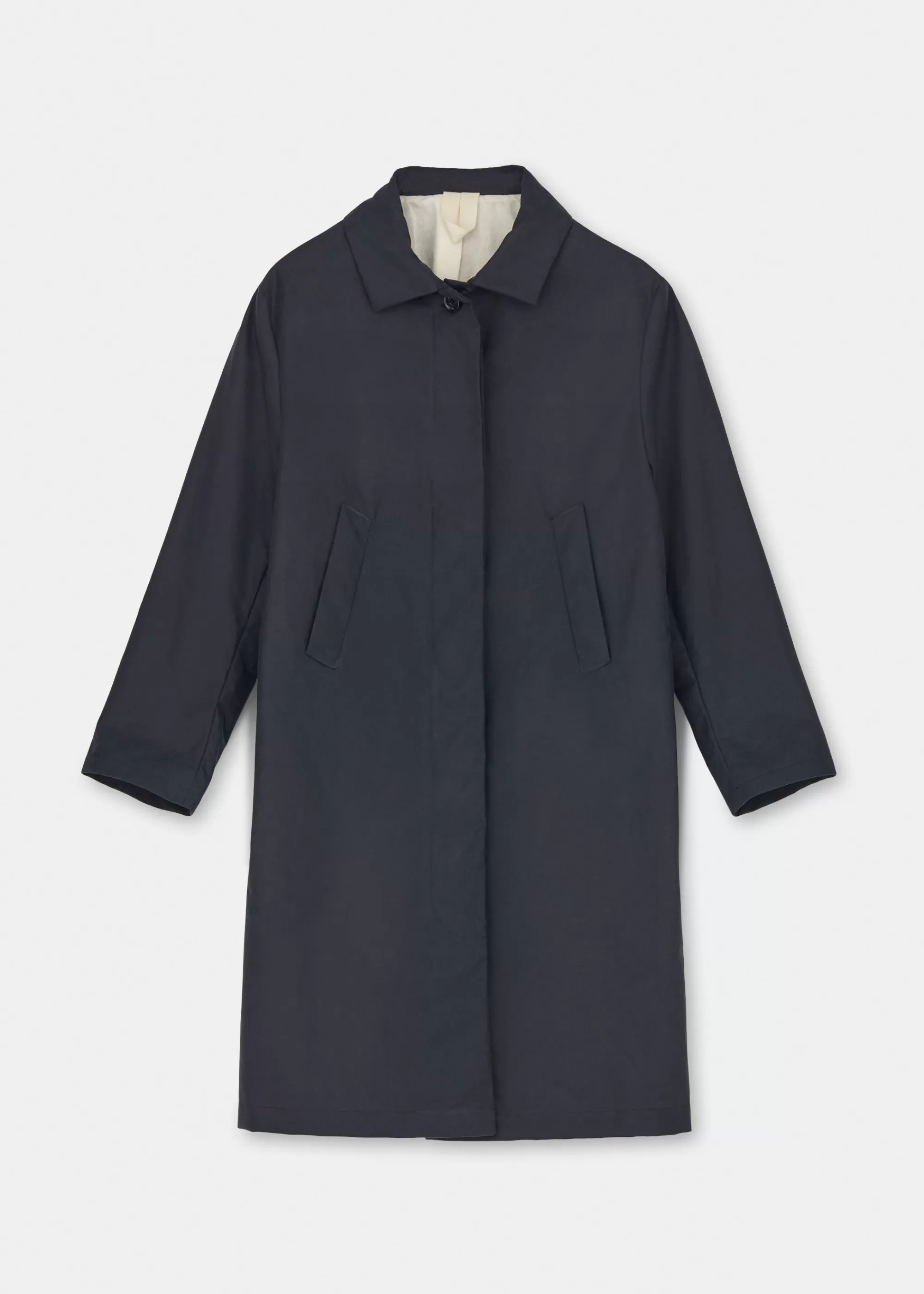 Frakker<aiayu Noor coat oilskin Navy