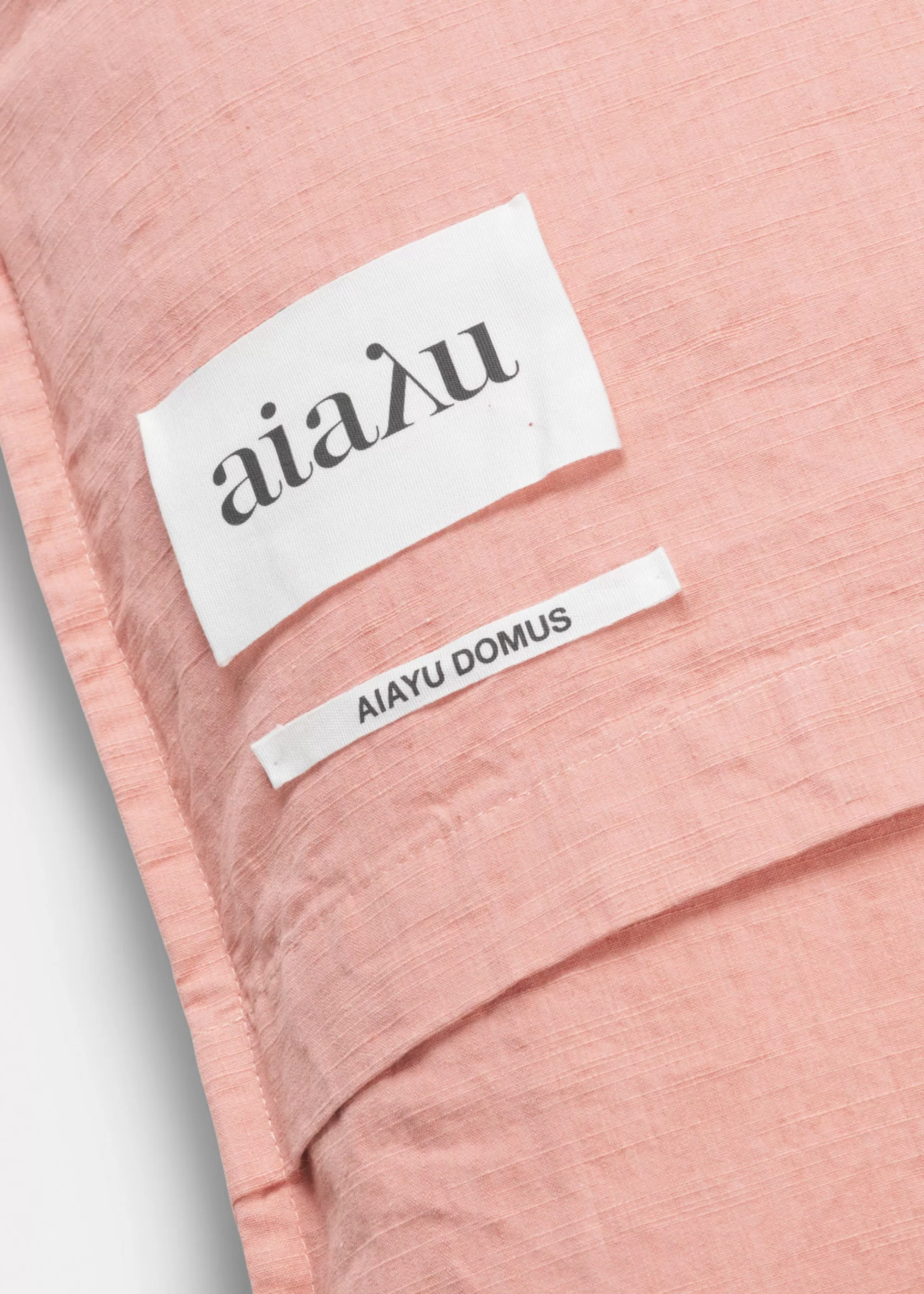 Puder<aiayu Pillow cotton slub - 50x50 Rosewater