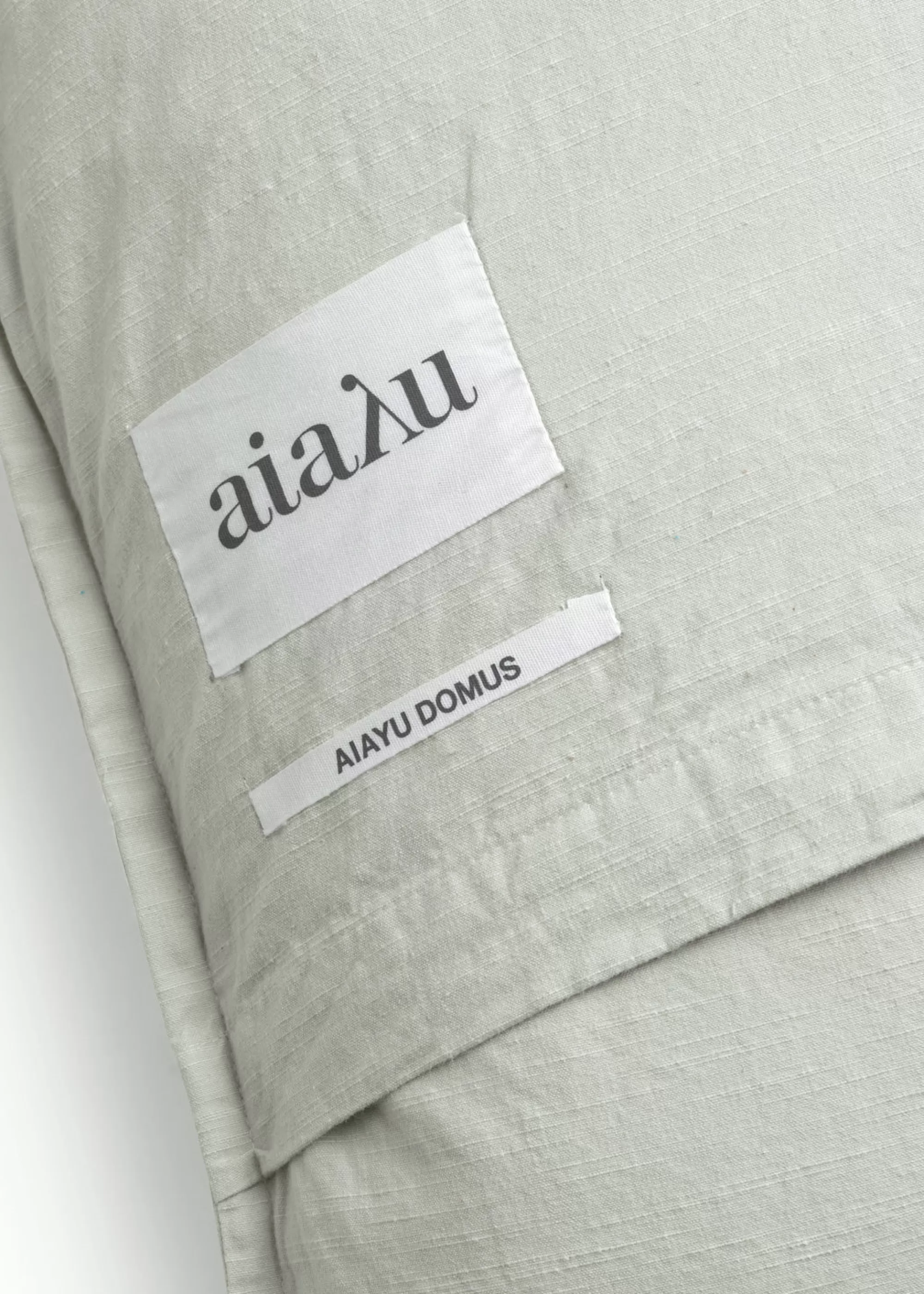 Puder<aiayu Pillow cotton slub - 50x50 Water